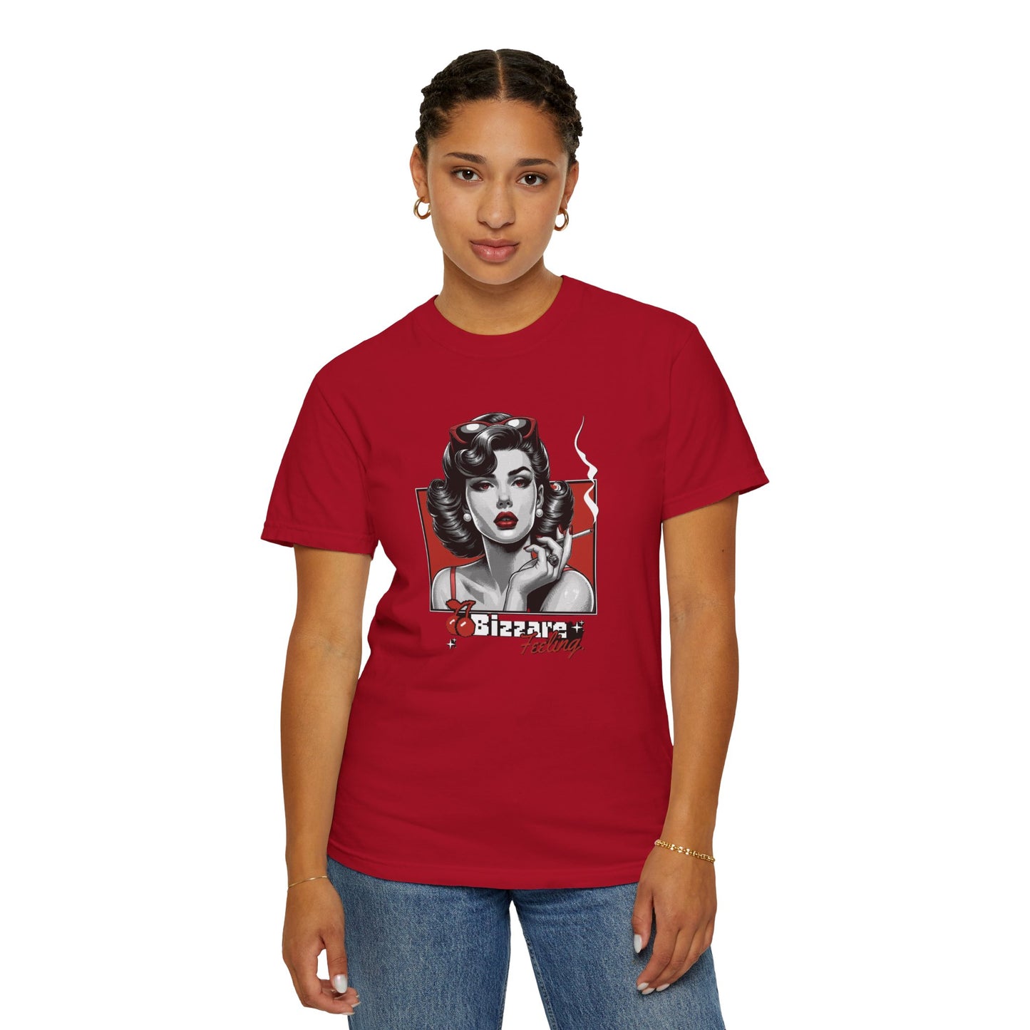Vintage-Inspired Graphic T-Shirt, Retro Women's Fashion Tee, Gift for Her, Casual Summer Wear, 50s Style Top