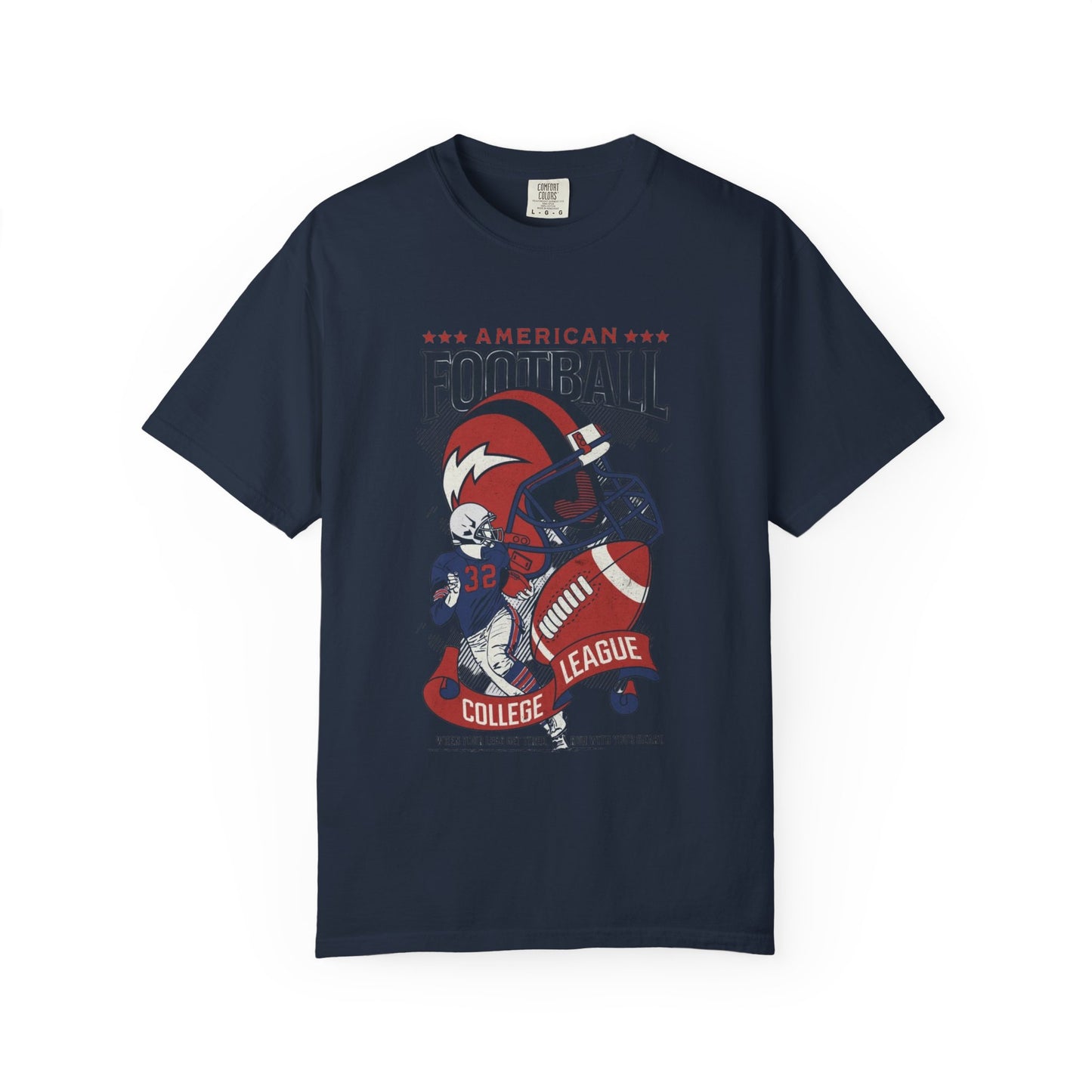 Men's College Football T-Shirts, Game Day Apparel, Sports Fan Gift, Casual Wear for Football Lovers