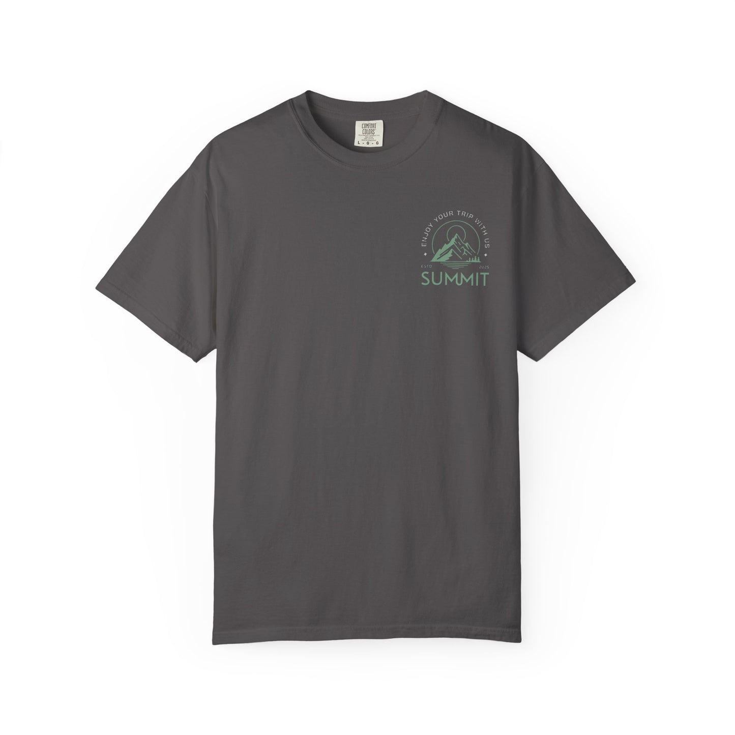 Summit Adventure Man's Garment-Dyed T-shirt | Nature Lover Tee | Hiking Shirt | Outdoor Apparel | Perfect Gift for Explorers