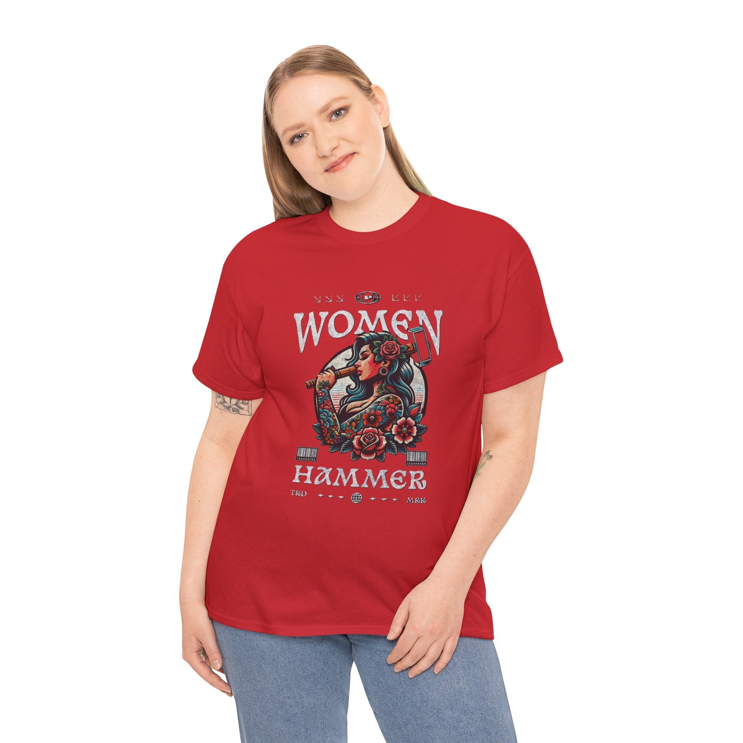 Empowered Women Graphic Tee, Heavy Cotton Tee, Feminist T-Shirt, Gift for Her, Casual Style Shirt, Art Apparel
