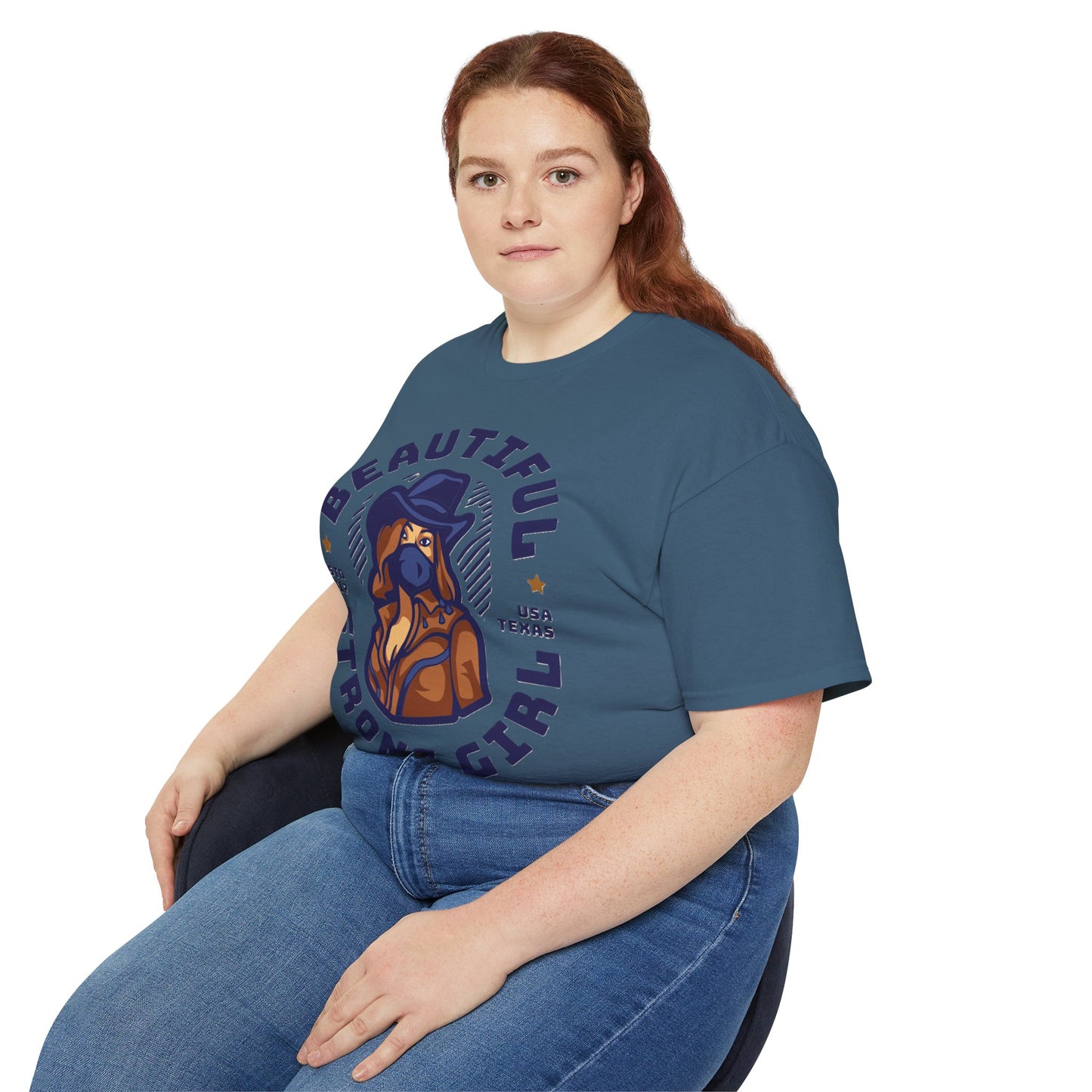 Beautiful Strong Girl Unisex Tee, Empowering T-Shirt, Motivational Gift, Casual Wear, Texas Inspired Apparel