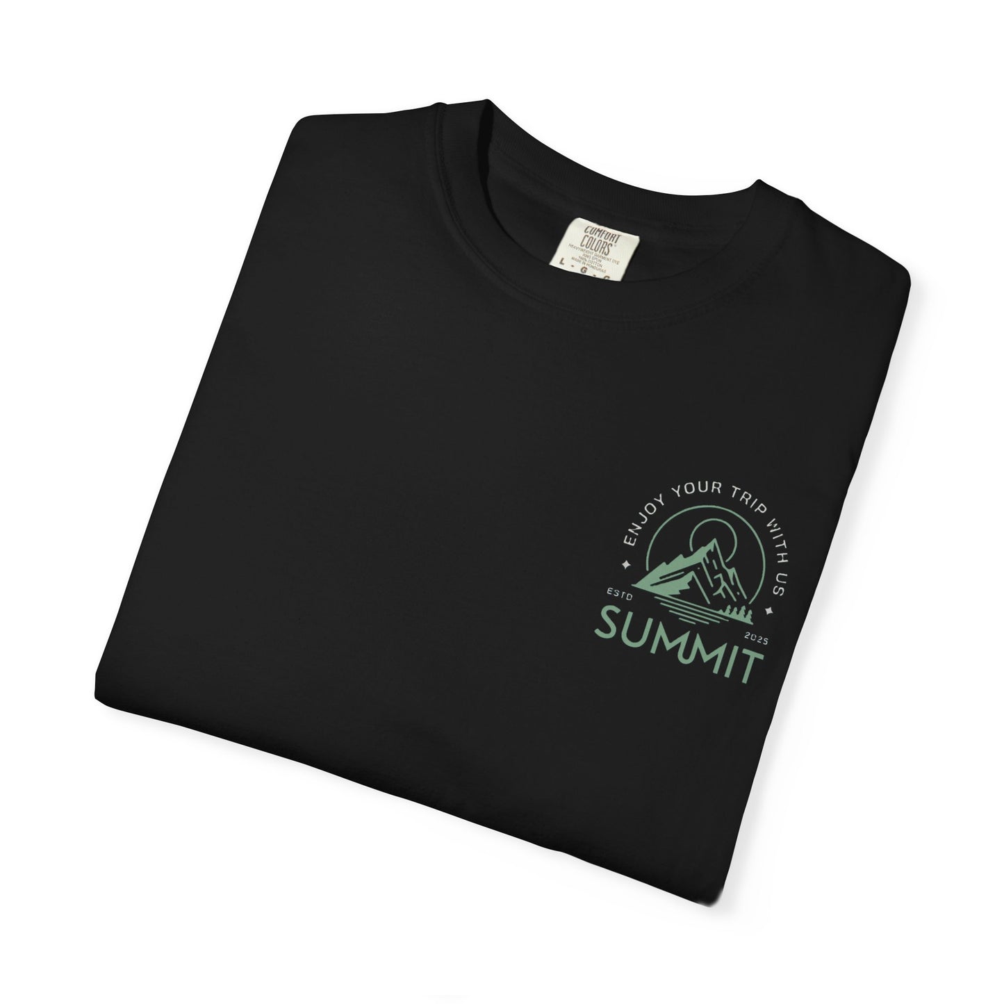 Summit Adventure Man's Garment-Dyed T-shirt | Nature Lover Tee | Hiking Shirt | Outdoor Apparel | Perfect Gift for Explorers