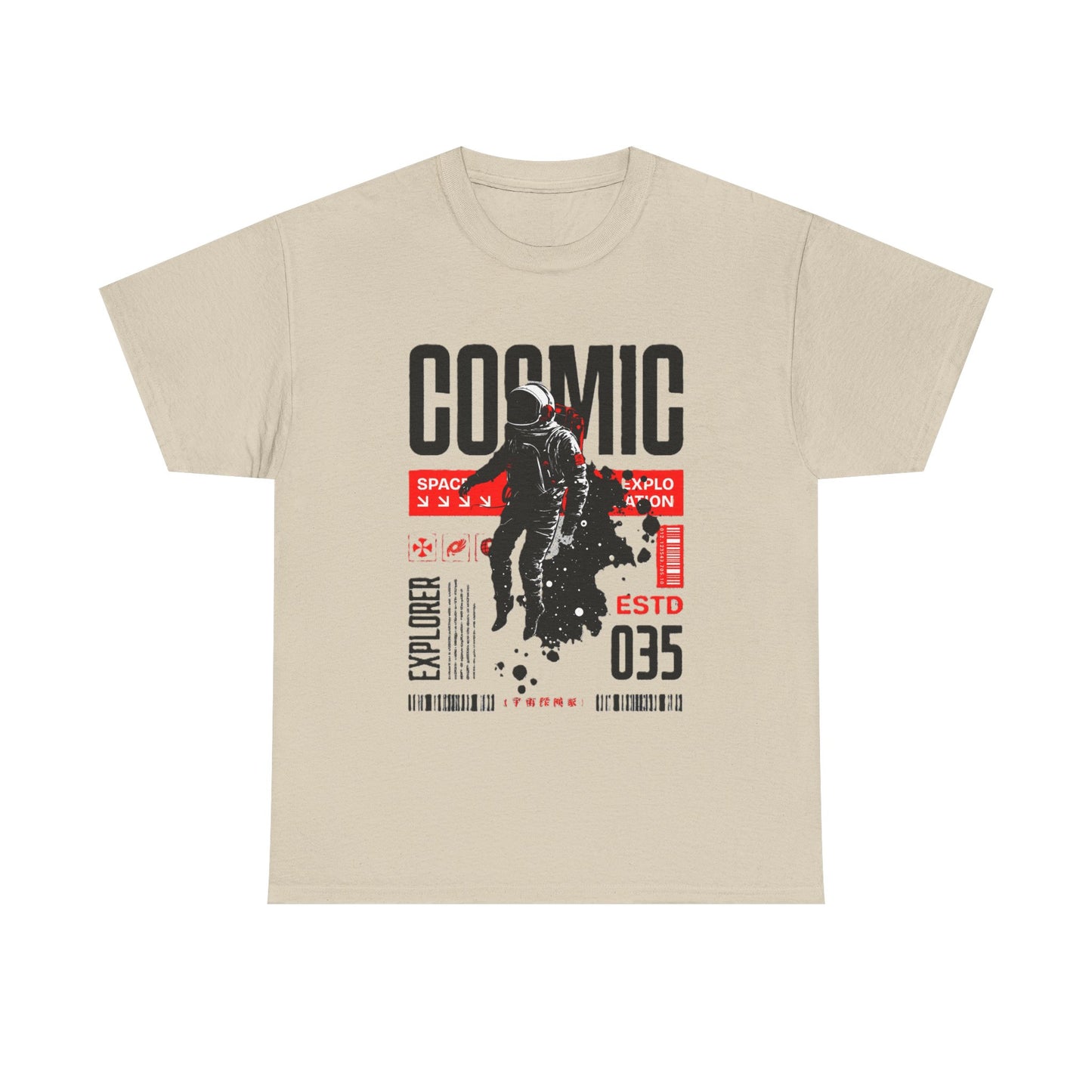 Cosmic Explorer Unisex Cotton Tee - Space, Astro Fashion, Gift for Space Lovers, Casual Wear, Vintage Style Shirt