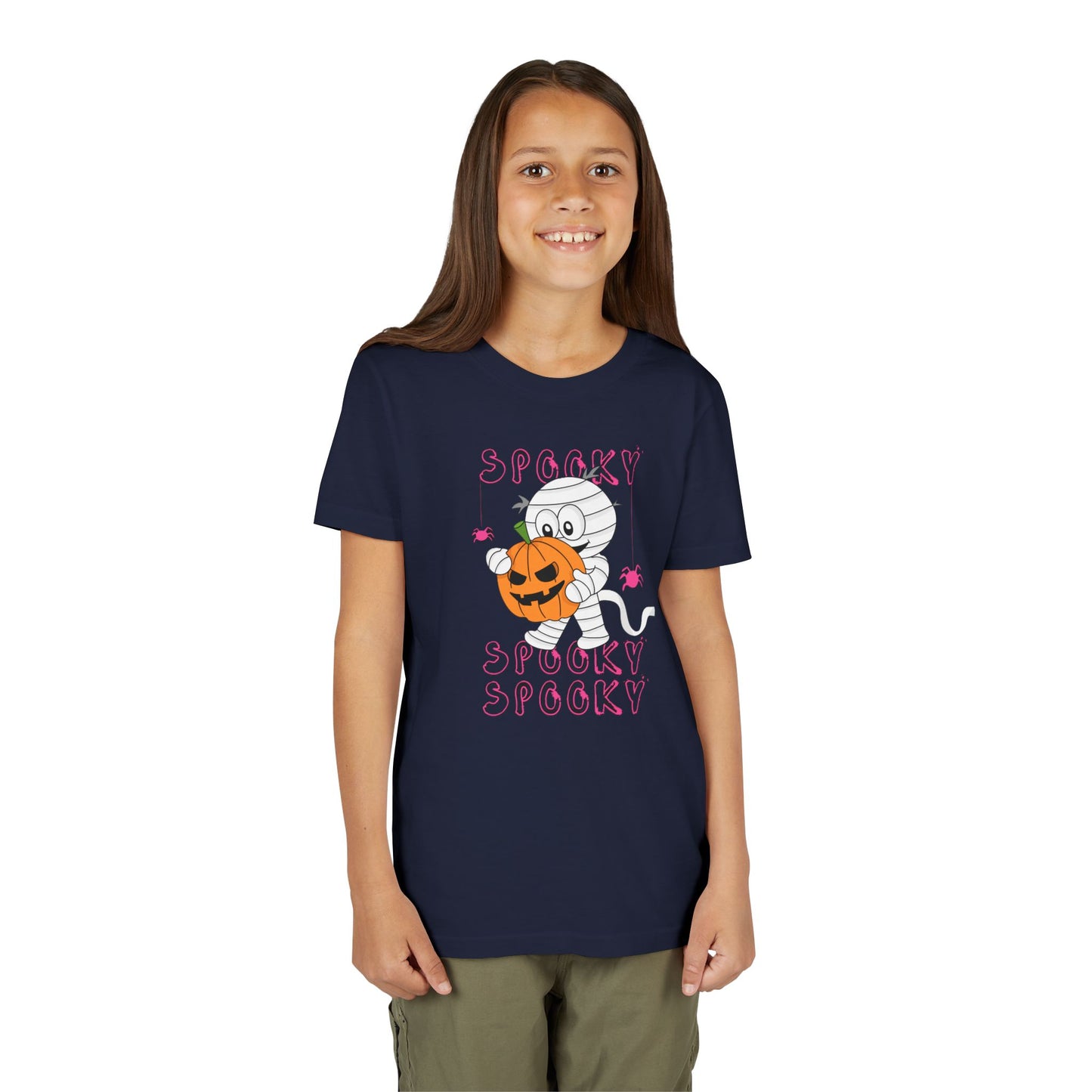 Cute Halloween Shirt for girls, Trick or Treat Top, Halloween Costume, Fun Fall Apparel, Girls T-Shirt