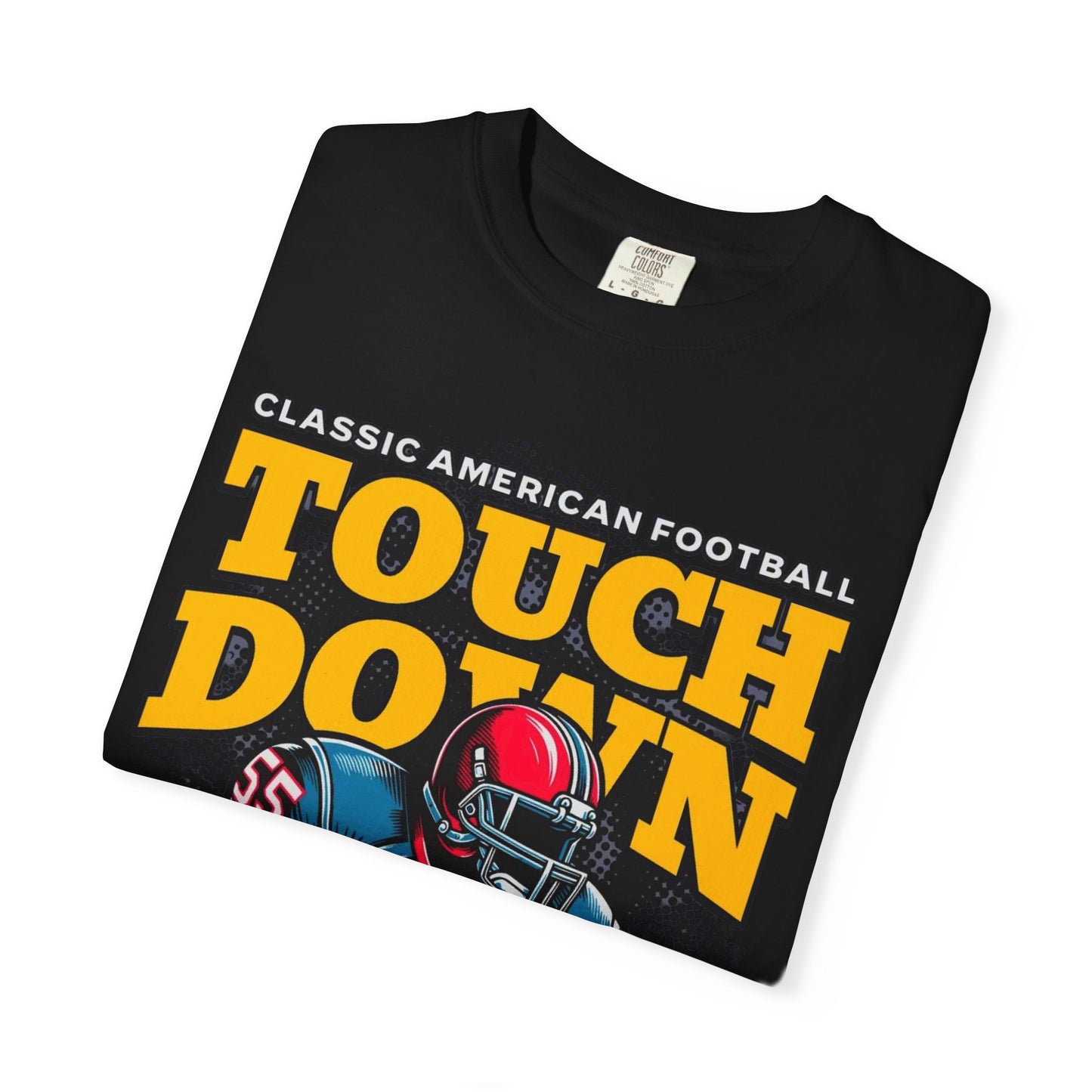 Man's Touchdown Football T-shirt, Vintage Sports Tee, Game Day Shirt, Perfect for Tailgating, Football Fan Gift, Casual Wear
