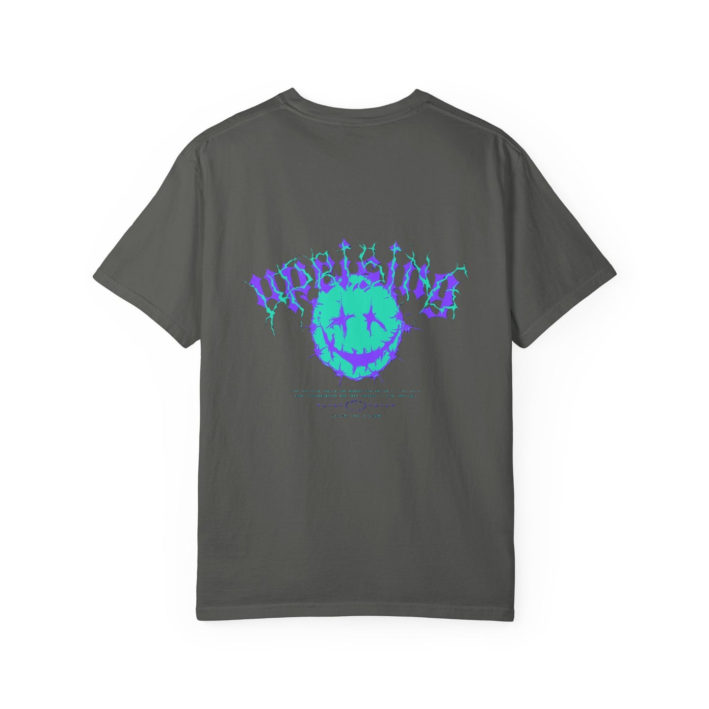 Unisex Garment-Dyed T-Shirt with 'Upside' Graphic, Casual Tee, Statement Shirt, Gift for Friends, Urban Style Apparel
