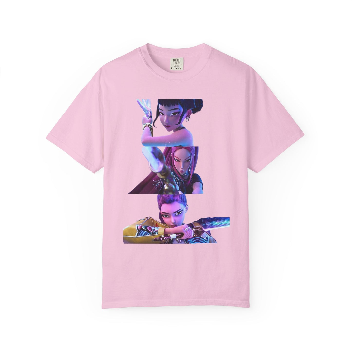 Vibrant Character Graphic Tee - Women'sRetro Anime Shirt, Ideal for Casual Wear, Gifts, Halloween, Comic Con, Streetwear