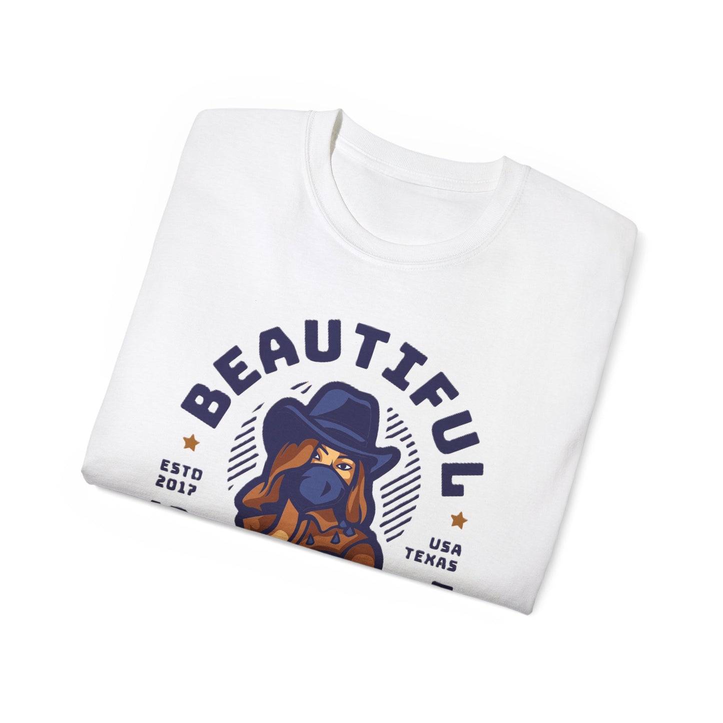 Beautiful Strong Girl Unisex Tee, Empowering T-Shirt, Motivational Gift, Casual Wear, Texas Inspired Apparel