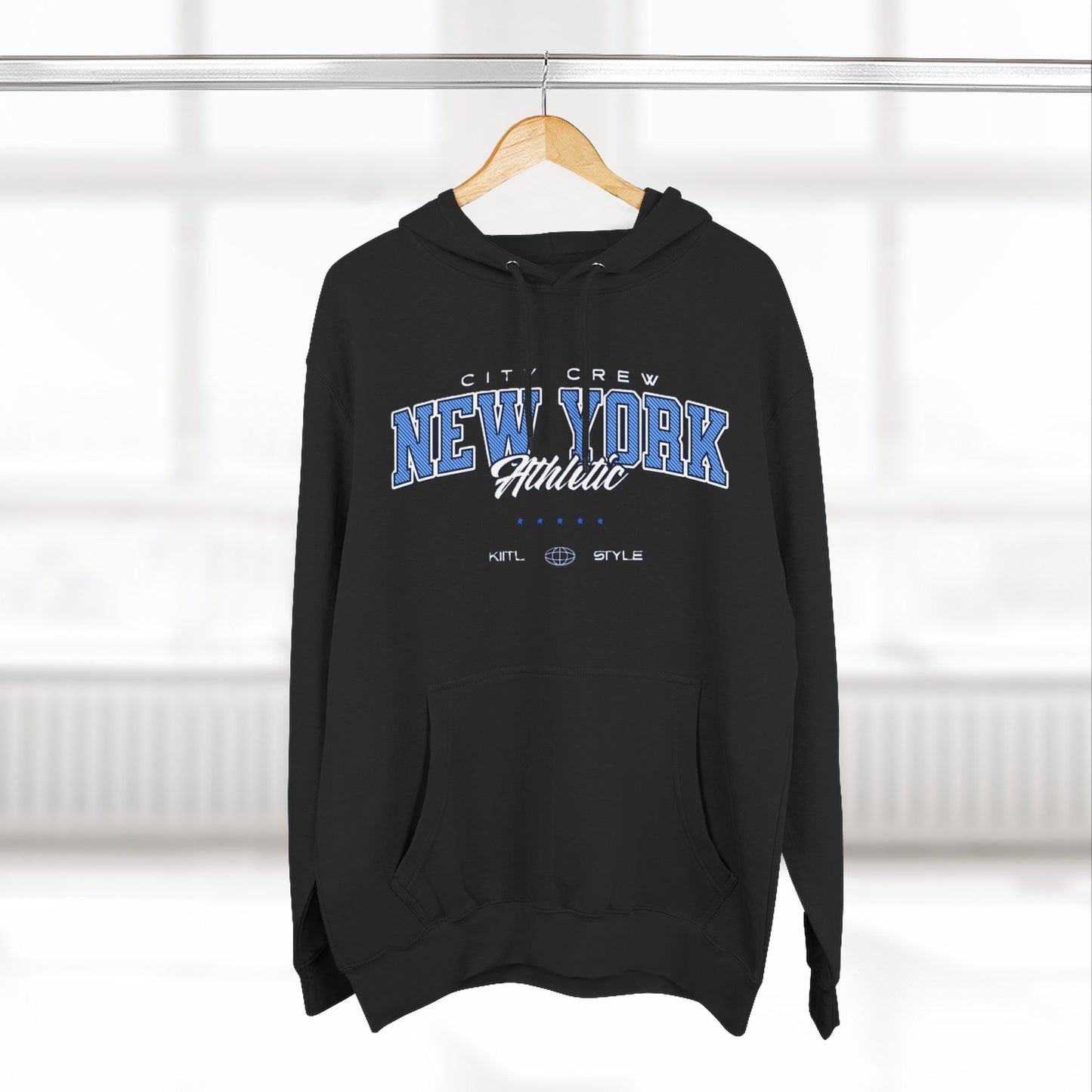 New York Athletic Fleece Hoodie, Cozy Sweatshirt, Urban Fashion, Winter Wardrobe Essential, Gift for City Lovers, Casual Wear