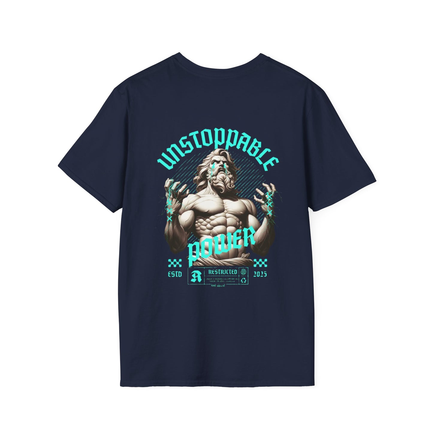 Unstoppable Power T-Shirt | Motivational Tee for Fitness Lovers, Gym Wear, Workout Shirt, Gift for Him, Casual Style