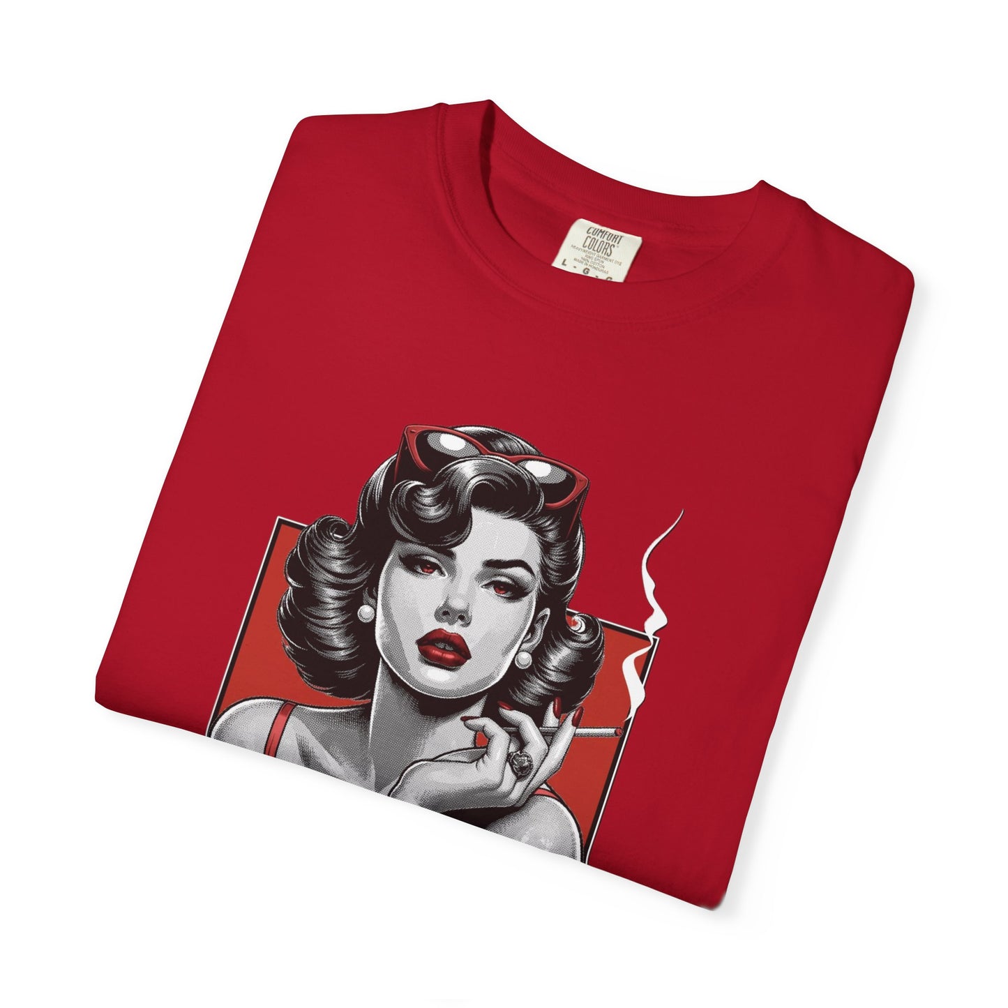 Vintage-Inspired Graphic T-Shirt, Retro Women's Fashion Tee, Gift for Her, Casual Summer Wear, 50s Style Top