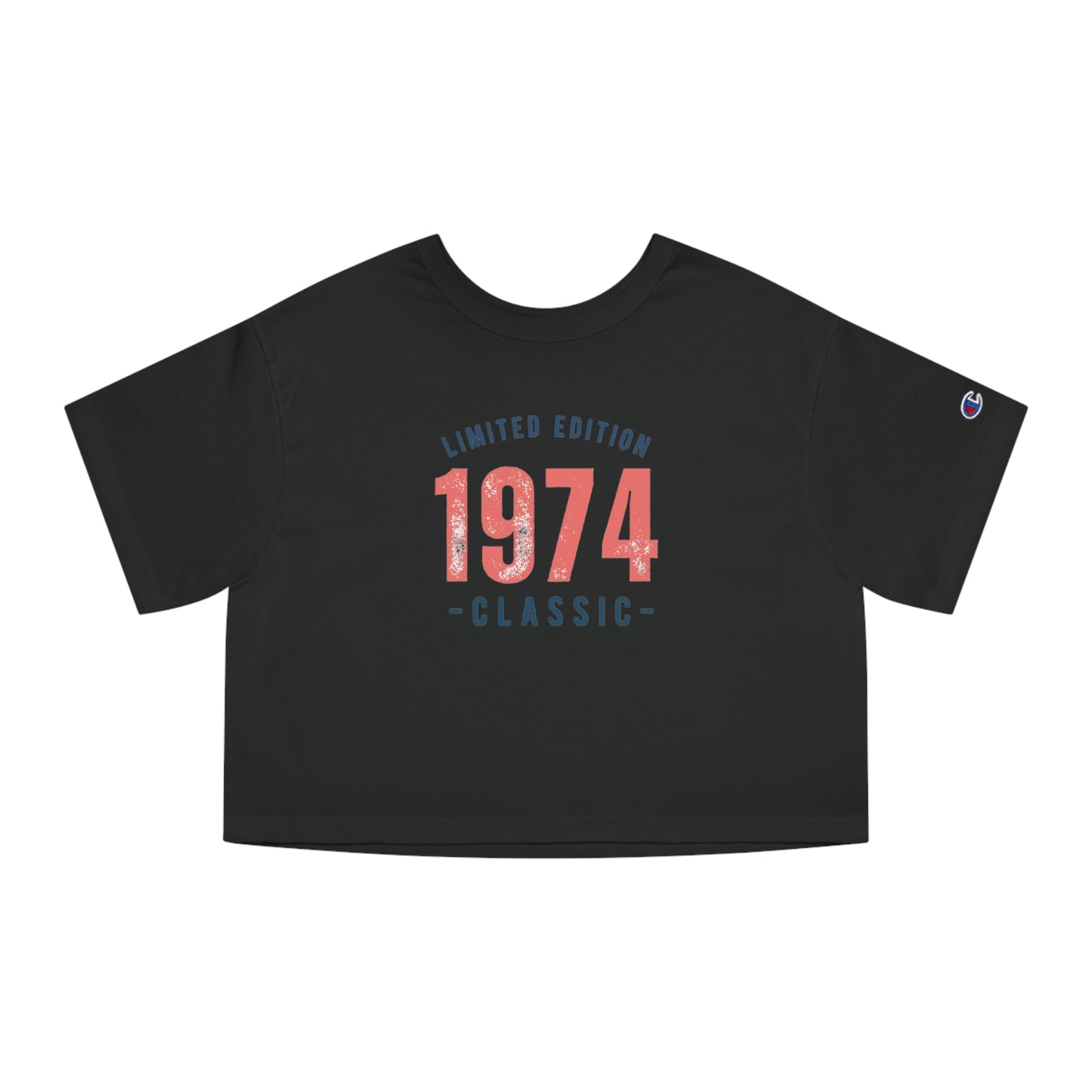 Limited Edition 1974 Cropped T-Shirt for Trendy Women, Vintage Style Tee, Retro Fashion Top, Casual Summer Wear, Perfect Gift