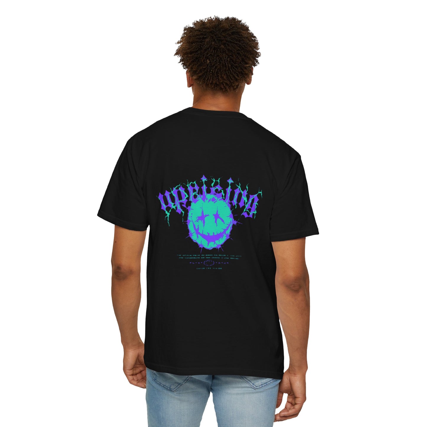 Unisex Garment-Dyed T-Shirt with 'Upside' Graphic, Casual Tee, Statement Shirt, Gift for Friends, Urban Style Apparel