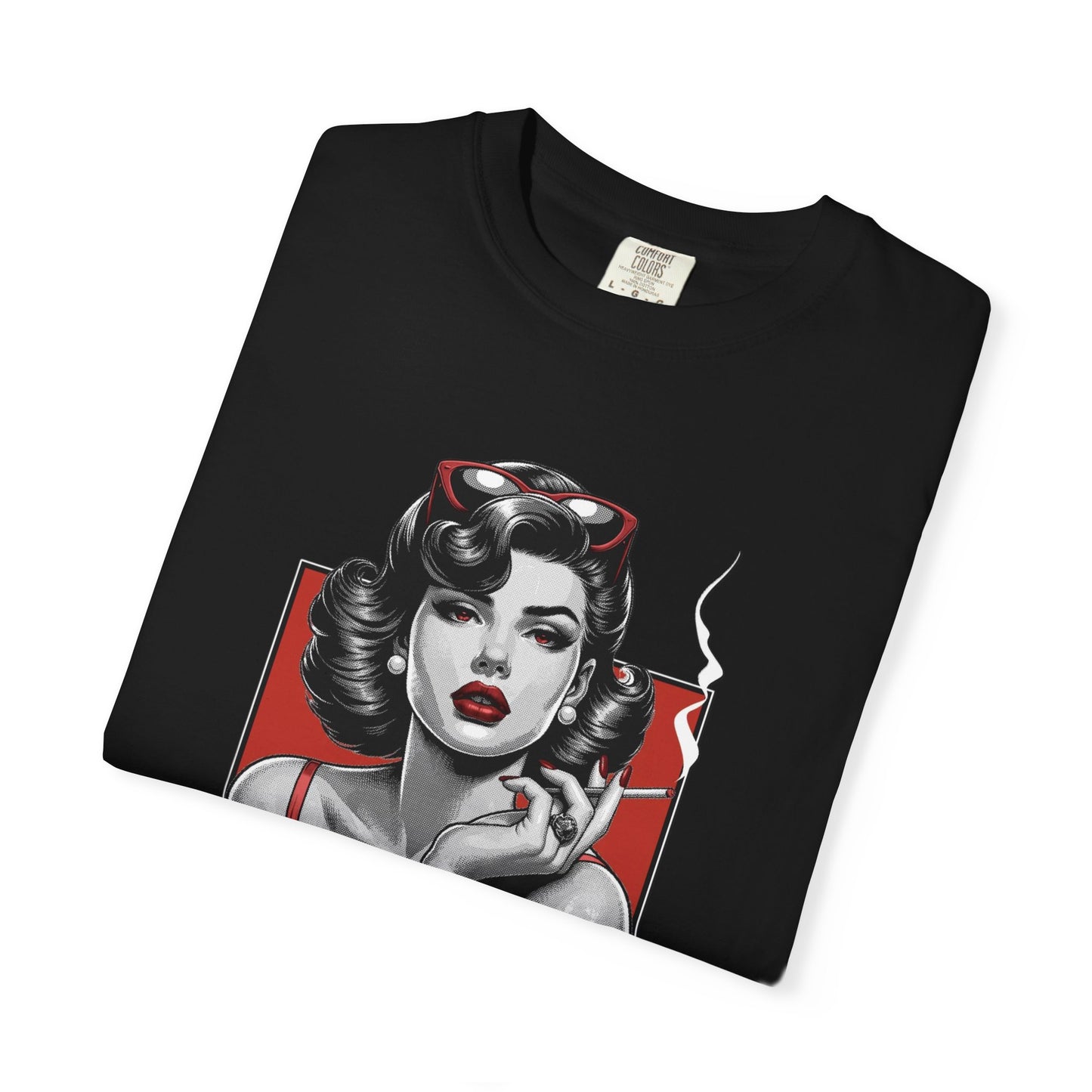 Vintage-Inspired Graphic T-Shirt, Retro Women's Fashion Tee, Gift for Her, Casual Summer Wear, 50s Style Top