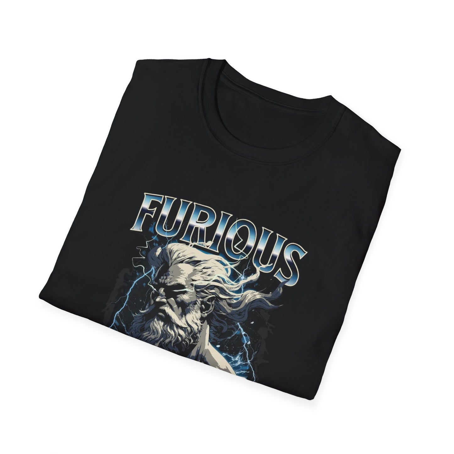 Furious Mythical T-Shirt, Graphic Tee, Gift for Artists, Casual Wear, Everyday Shirt, Unique Gift Idea