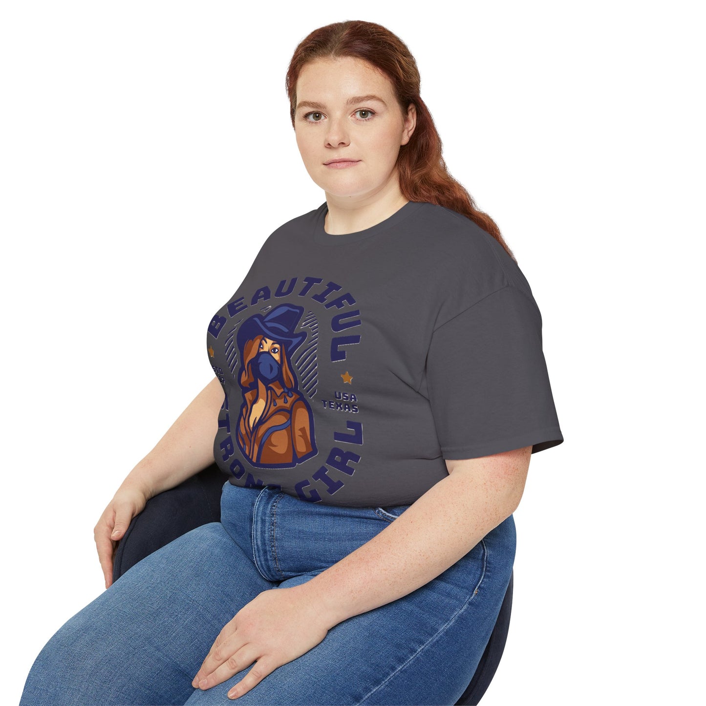 Beautiful Strong Girl Unisex Tee, Empowering T-Shirt, Motivational Gift, Casual Wear, Texas Inspired Apparel