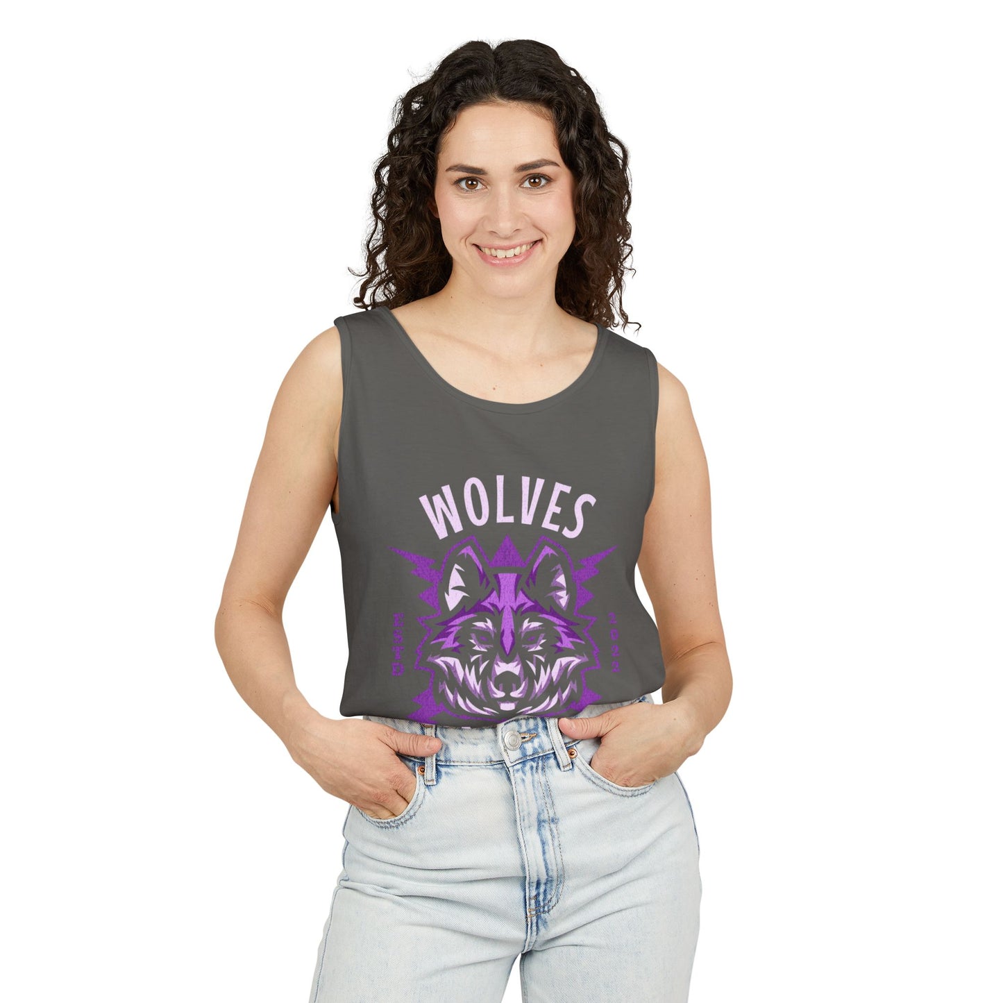 Wolf Gaming Tank Top, Unisex Casual Shirt, Summer Wear, Gift for Gamers, Festival Apparel, Workout Gear