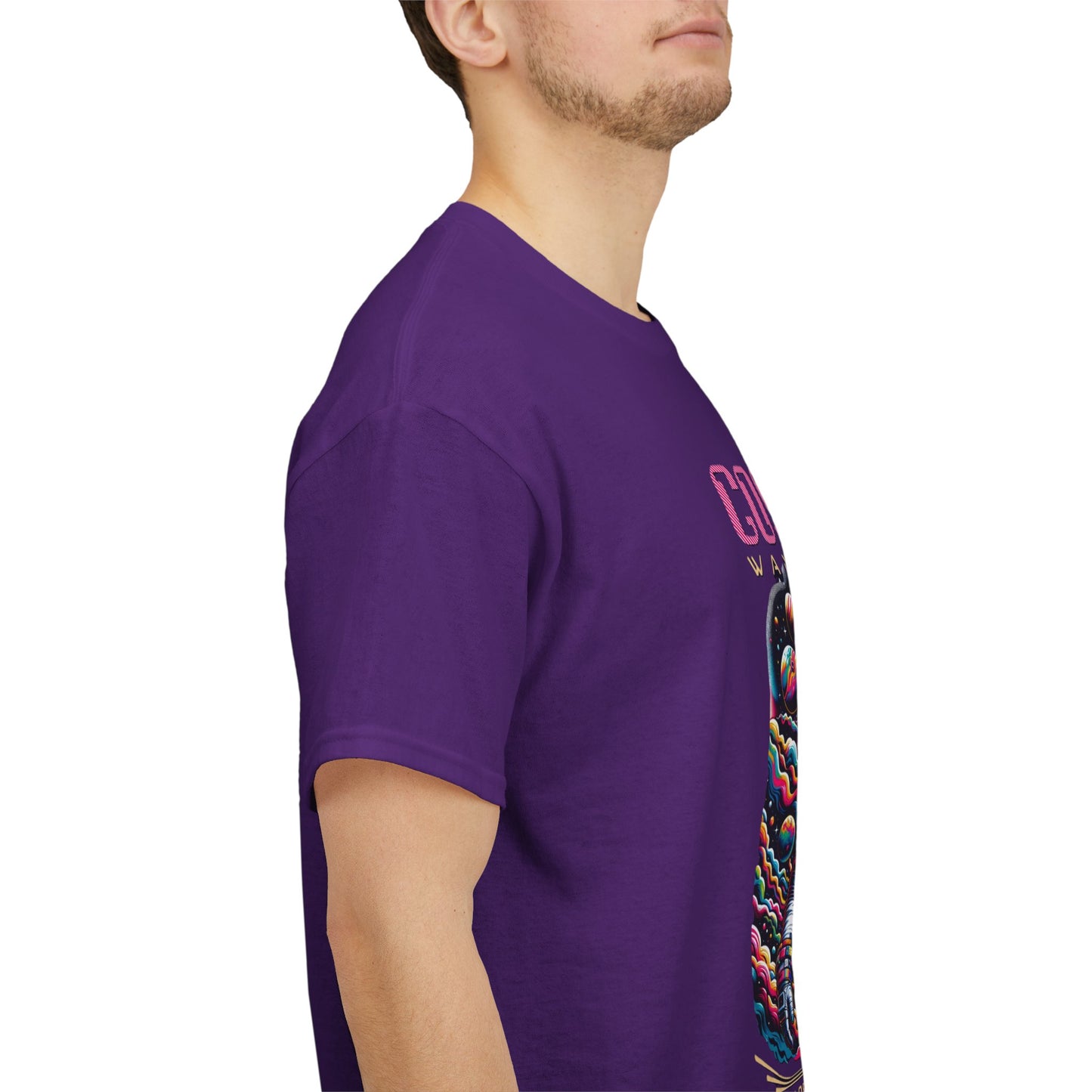 Cosmic Voyager Tee, Explore the Unknown Graphic T-Shirt, Space Theme Apparel, Unisex Cotton Tee, Gift for Space Lovers, Unique Casual Wear