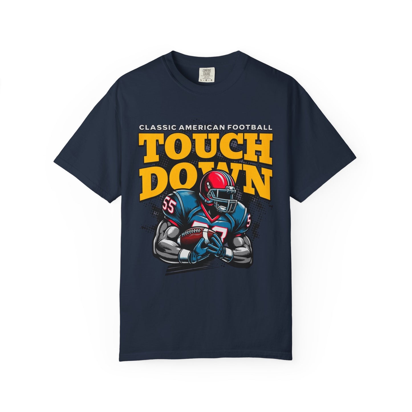 Man's Touchdown Football T-shirt, Vintage Sports Tee, Game Day Shirt, Perfect for Tailgating, Football Fan Gift, Casual Wear