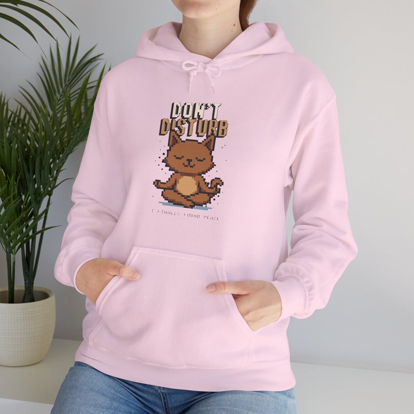 Cozy Cat Hoodie, Unisex Sweatshirt, Funny Cat Lover Gift, Relaxed Casualwear, Perfect for Animal Lovers, Birthday Gift, Staycation Apparel