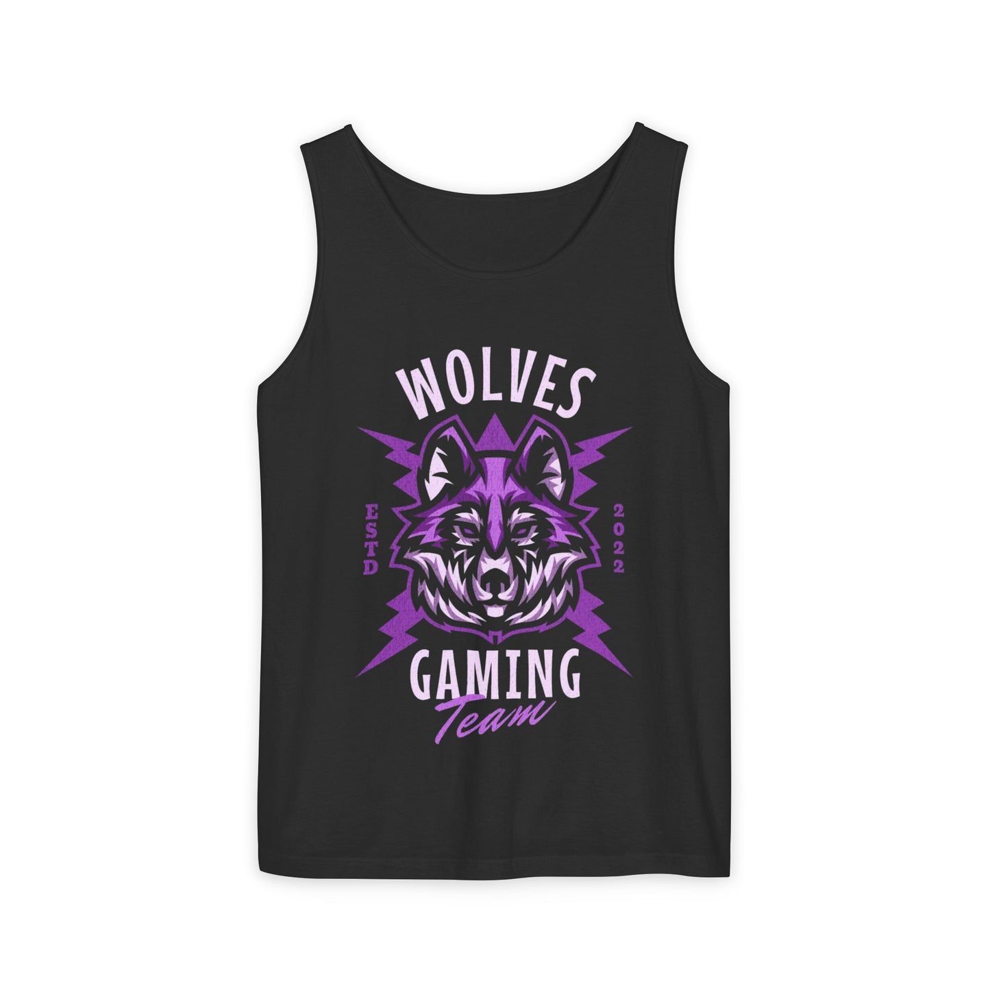 Wolf Gaming Tank Top, Unisex Casual Shirt, Summer Wear, Gift for Gamers, Festival Apparel, Workout Gear
