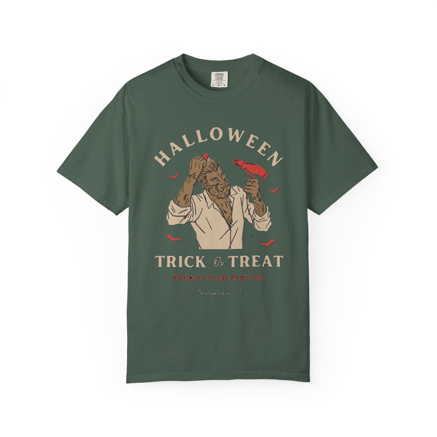 Halloween Trick or Treat Men T-Shirt, Spooky Shirt, Autumn Apparel, Fall Fashion, Halloween Costume, Trick or Treat Tee