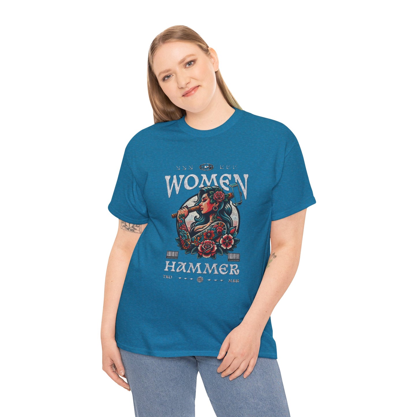Empowered Women Graphic Tee, Heavy Cotton Tee, Feminist T-Shirt, Gift for Her, Casual Style Shirt, Art Apparel