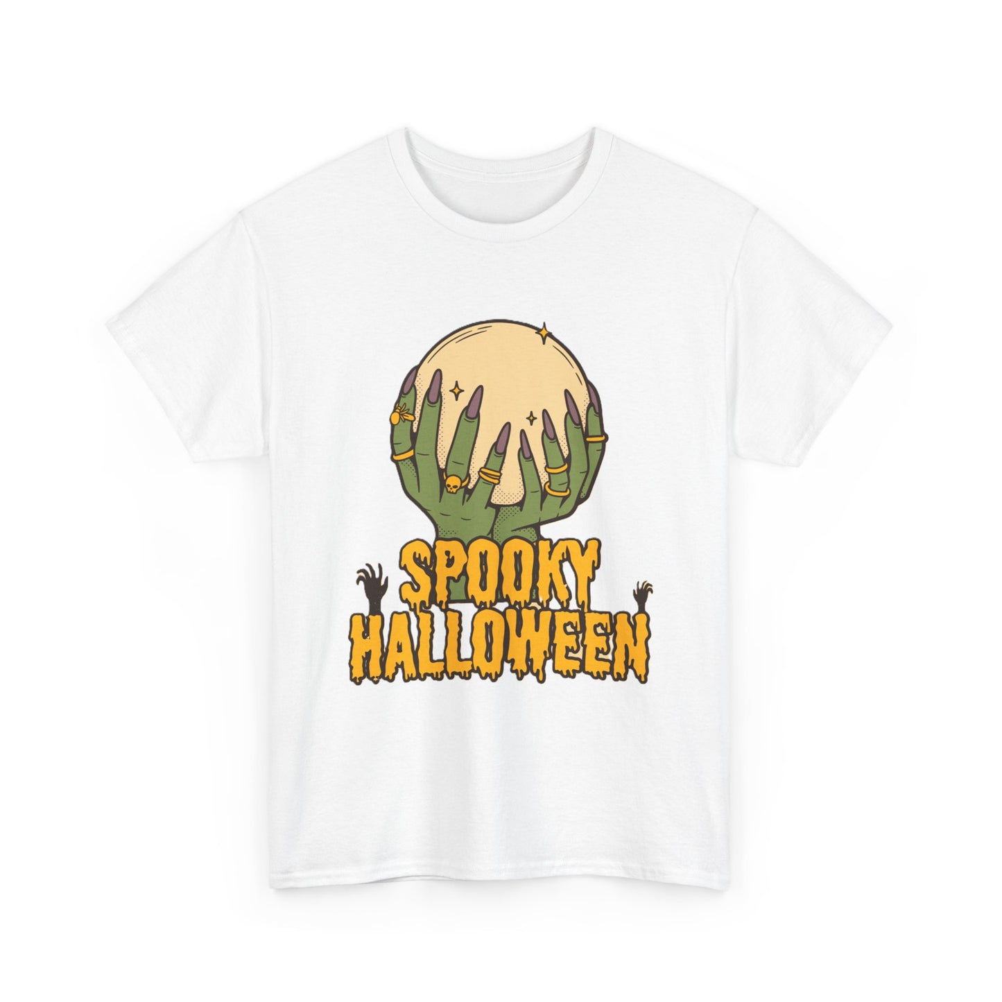 Spooky Halloween Tee, Halloween Apparel, Fall Fashion, Trick or Treat woman Shirt, Casual Halloween Outfit