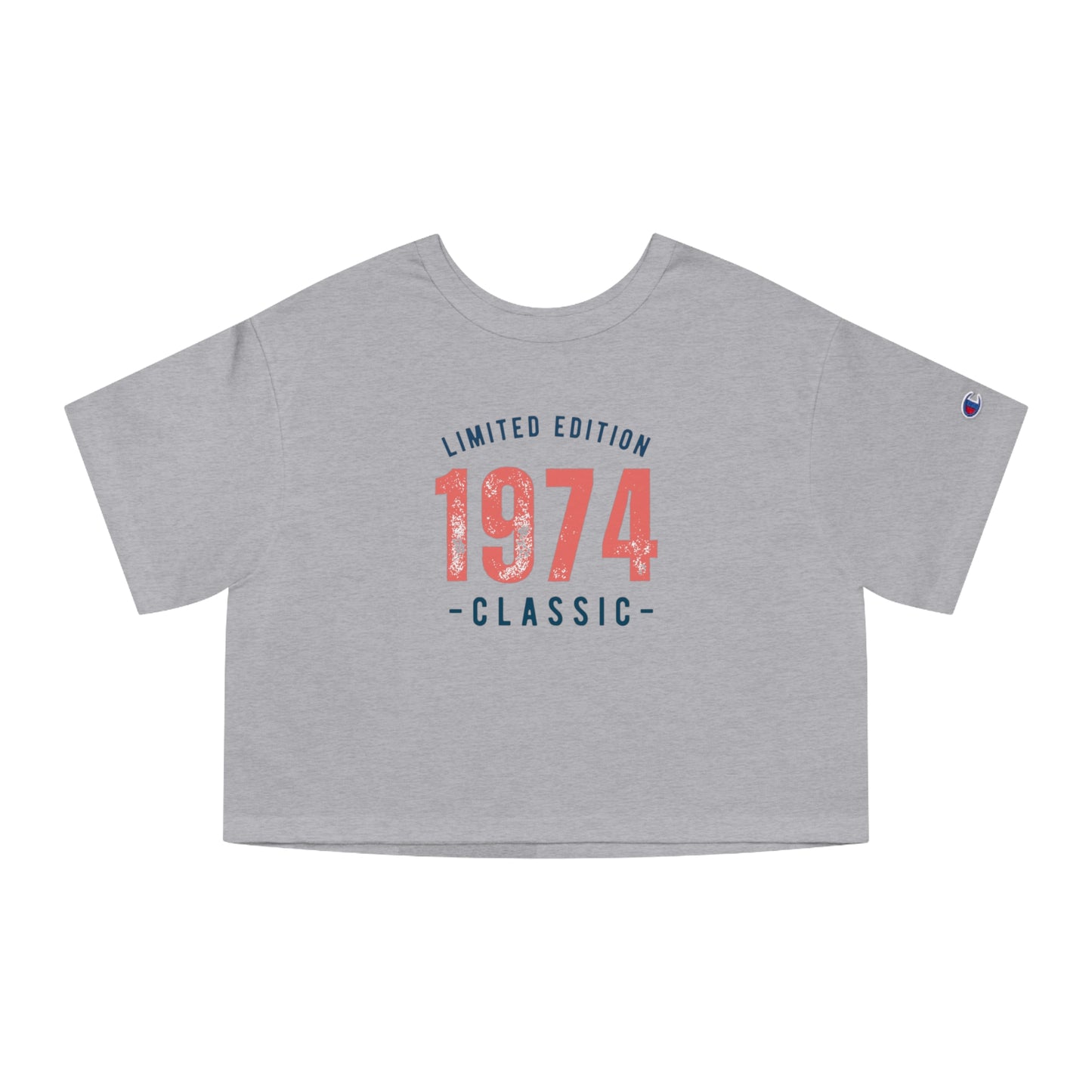 Limited Edition 1974 Cropped T-Shirt for Trendy Women, Vintage Style Tee, Retro Fashion Top, Casual Summer Wear, Perfect Gift