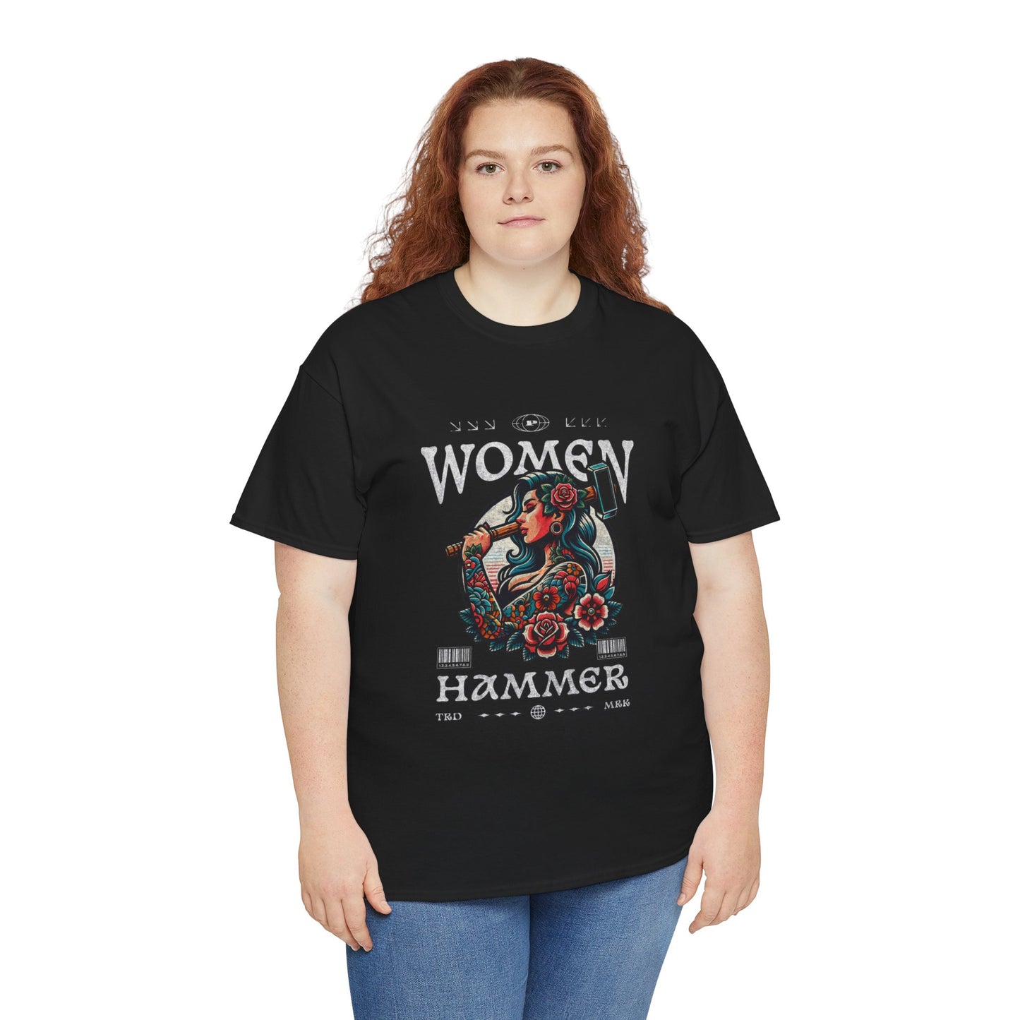 Empowered Women Graphic Tee, Heavy Cotton Tee, Feminist T-Shirt, Gift for Her, Casual Style Shirt, Art Apparel