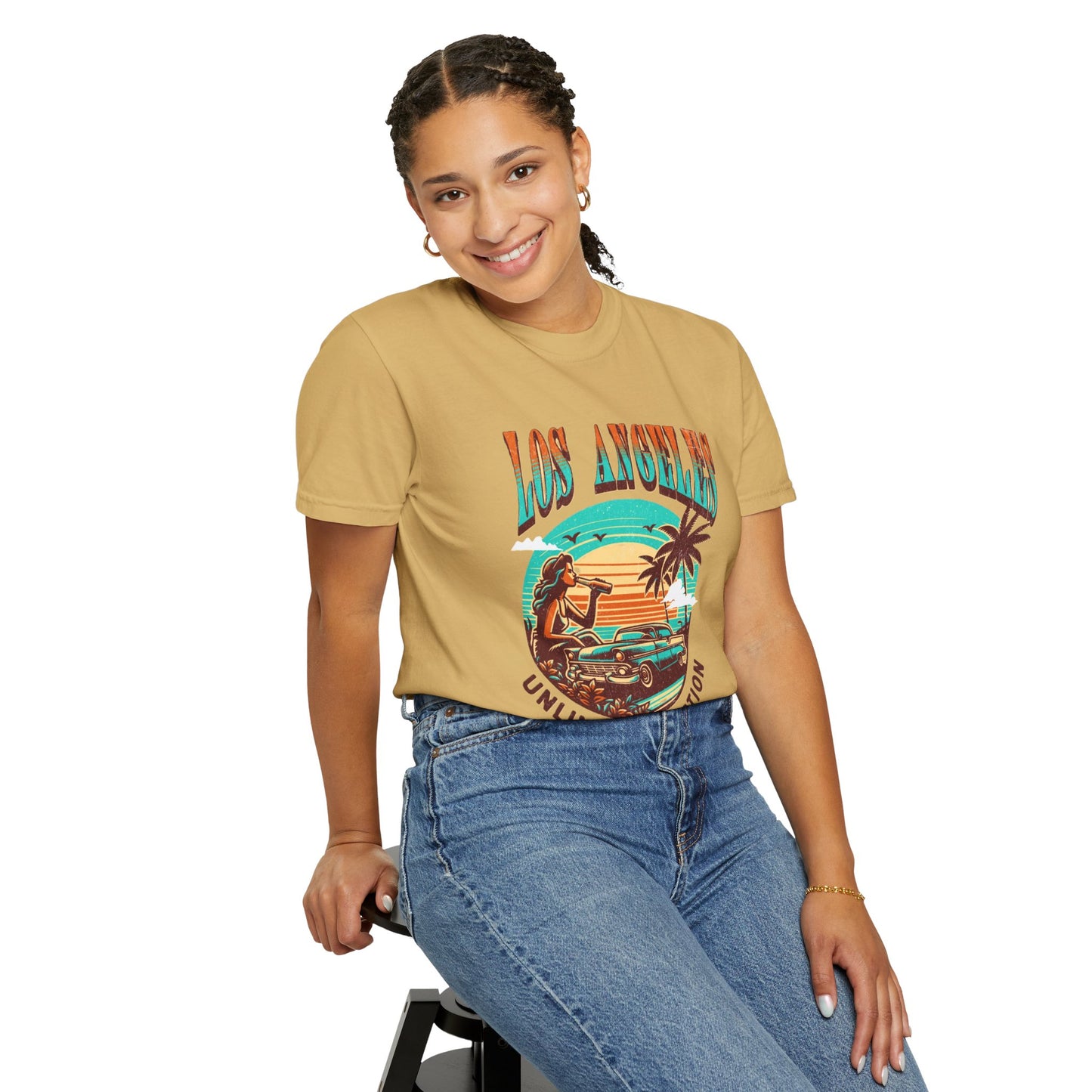 Los Angeles Vacation T-shirt , Summer Wear, Retro Graphic Tee, Travel Souvenir, Casual Outing Top