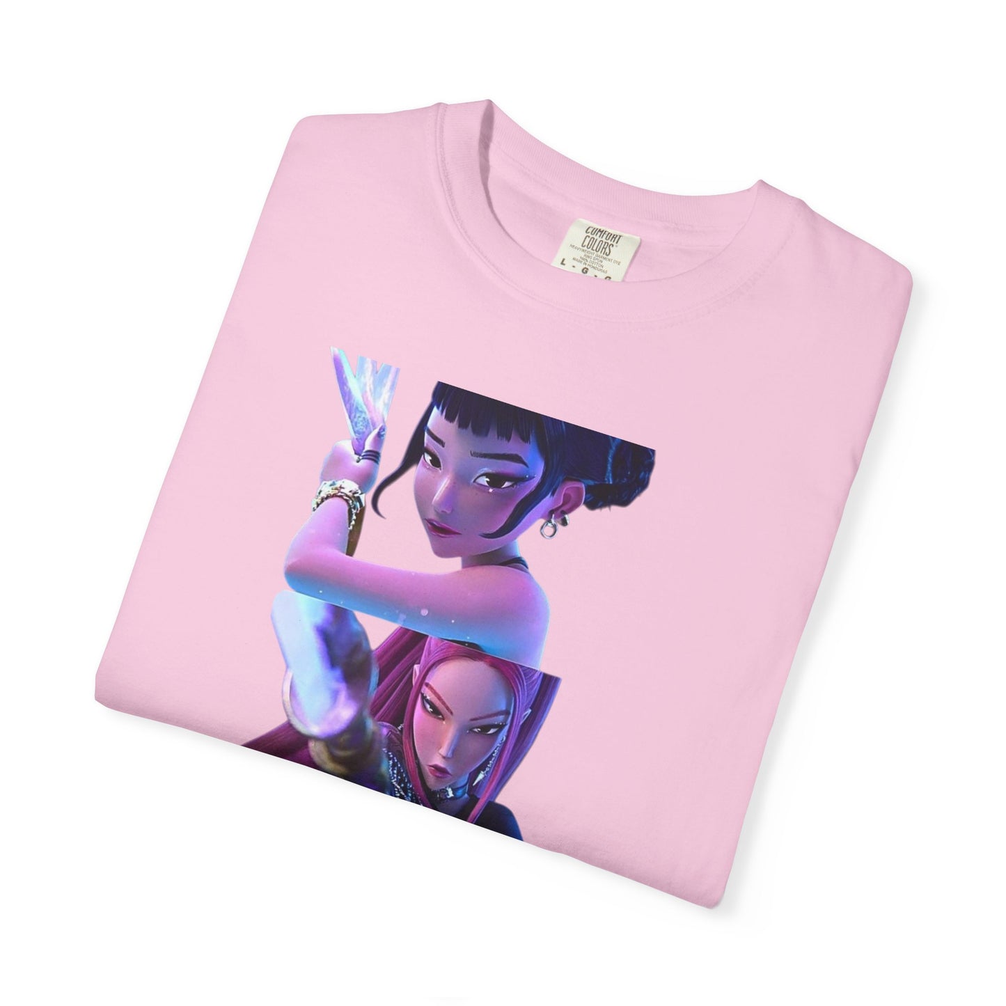 Vibrant Character Graphic Tee - Women'sRetro Anime Shirt, Ideal for Casual Wear, Gifts, Halloween, Comic Con, Streetwear