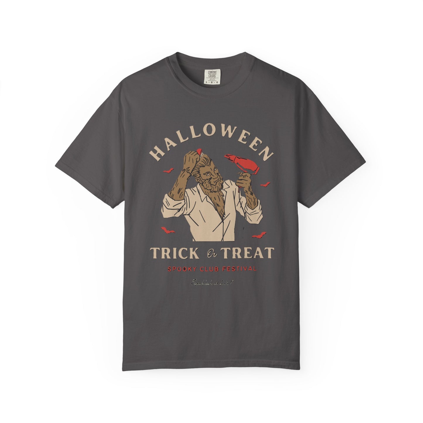 Halloween Trick or Treat Men T-Shirt, Spooky Shirt, Autumn Apparel, Fall Fashion, Halloween Costume, Trick or Treat Tee