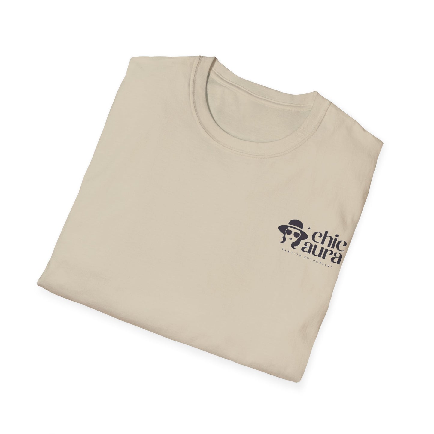 Chic Aura woman's T-Shirt, Casual Wear, Gift for Her, Everyday Style, Fashion Tee, Comfortable Shirt