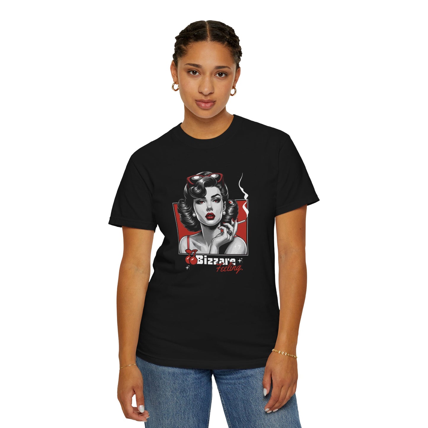 Vintage-Inspired Graphic T-Shirt, Retro Women's Fashion Tee, Gift for Her, Casual Summer Wear, 50s Style Top