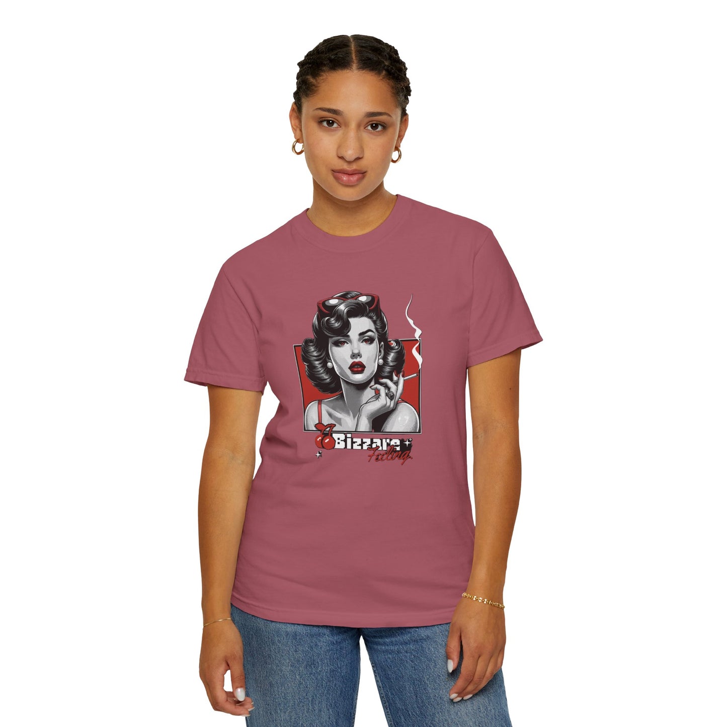 Vintage-Inspired Graphic T-Shirt, Retro Women's Fashion Tee, Gift for Her, Casual Summer Wear, 50s Style Top