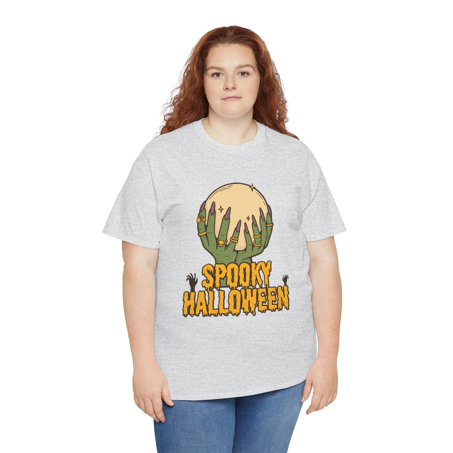 Spooky Halloween Tee, Halloween Apparel, Fall Fashion, Trick or Treat woman Shirt, Casual Halloween Outfit