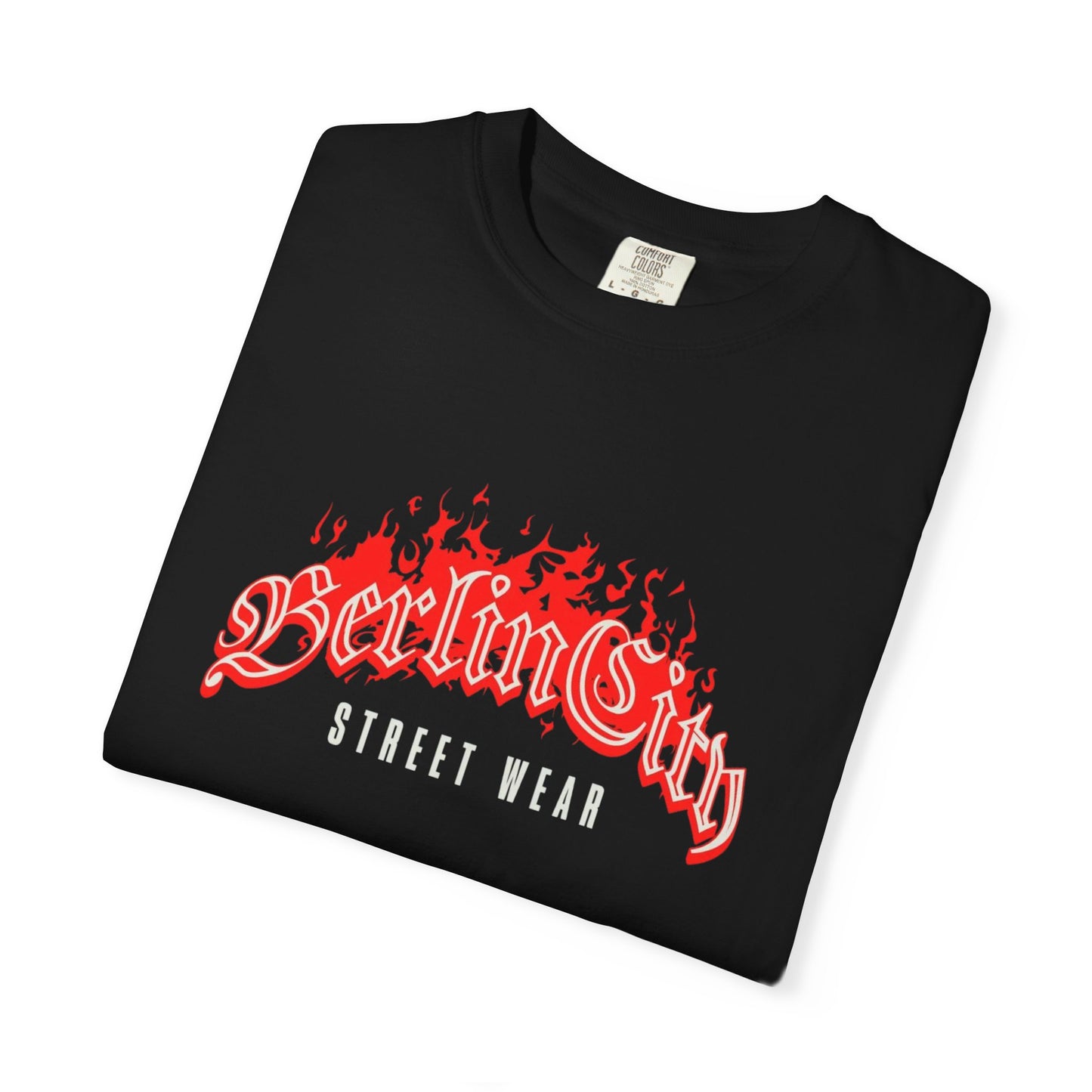 Berlin City Street Wear Unisex Garment-Dyed T-shirt, Casual Tee, Streetwear Fashion, Urban Style, Gift for Trendsetters, Summer Apparel