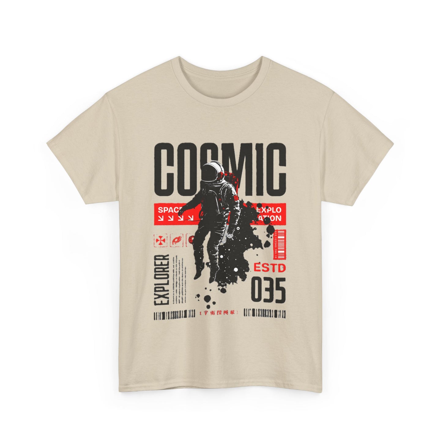 Cosmic Explorer Unisex Cotton Tee - Space, Astro Fashion, Gift for Space Lovers, Casual Wear, Vintage Style Shirt