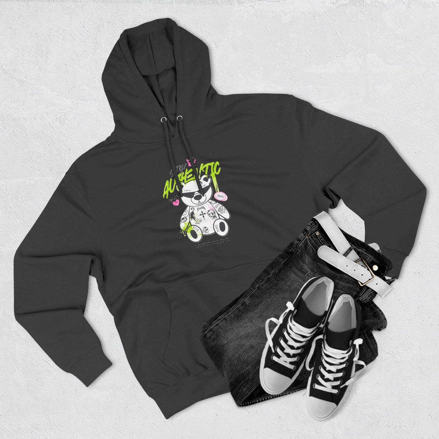 Fun Graphic Hoodie for Creative Souls, Cute Hooded Sweatshirt, Unique Fleece Hoodie, Gift for Friends & Family, Cozy Casual Wear