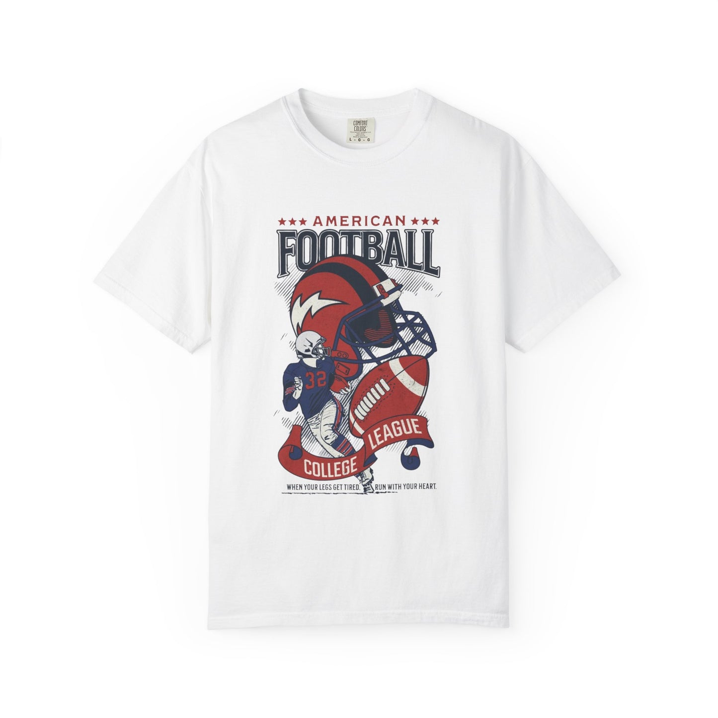 Men's College Football T-Shirts, Game Day Apparel, Sports Fan Gift, Casual Wear for Football Lovers