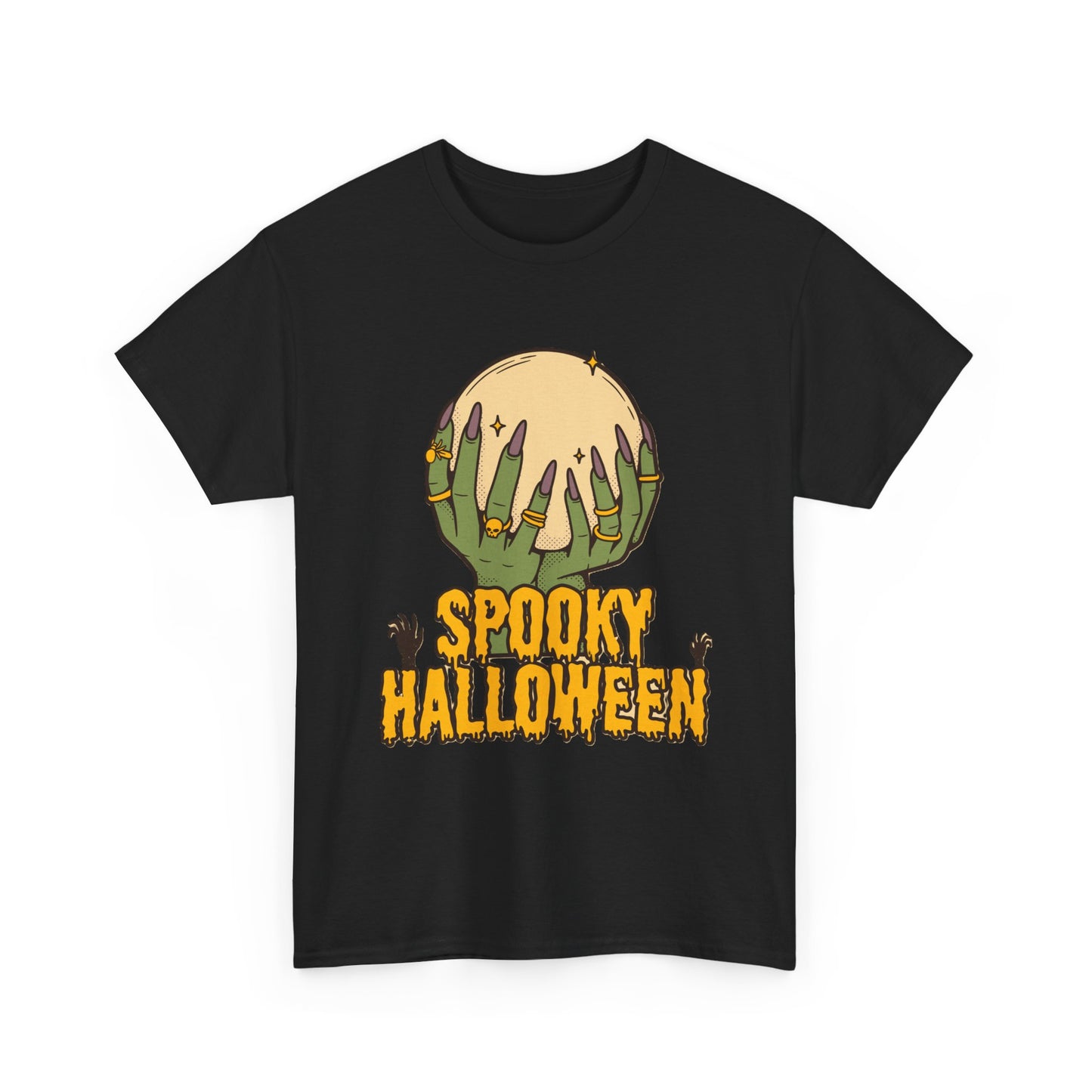 Spooky Halloween Tee, Halloween Apparel, Fall Fashion, Trick or Treat woman Shirt, Casual Halloween Outfit