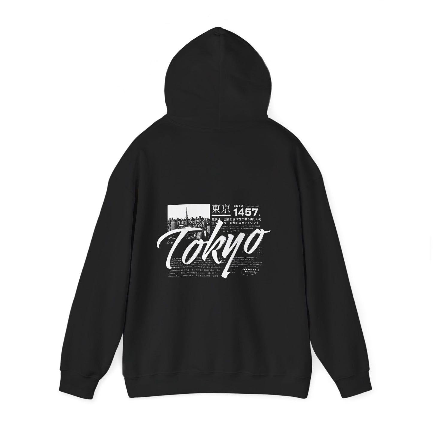Tokyo-Inspired men's Hoodie, Cozy Streetwear Sweatshirt, Gift for Travelers, Vintage Style Pullover, Perfect for Fall, Casual Wear