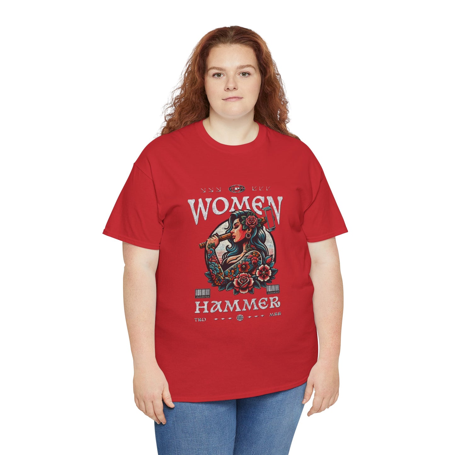 Empowered Women Graphic Tee, Heavy Cotton Tee, Feminist T-Shirt, Gift for Her, Casual Style Shirt, Art Apparel