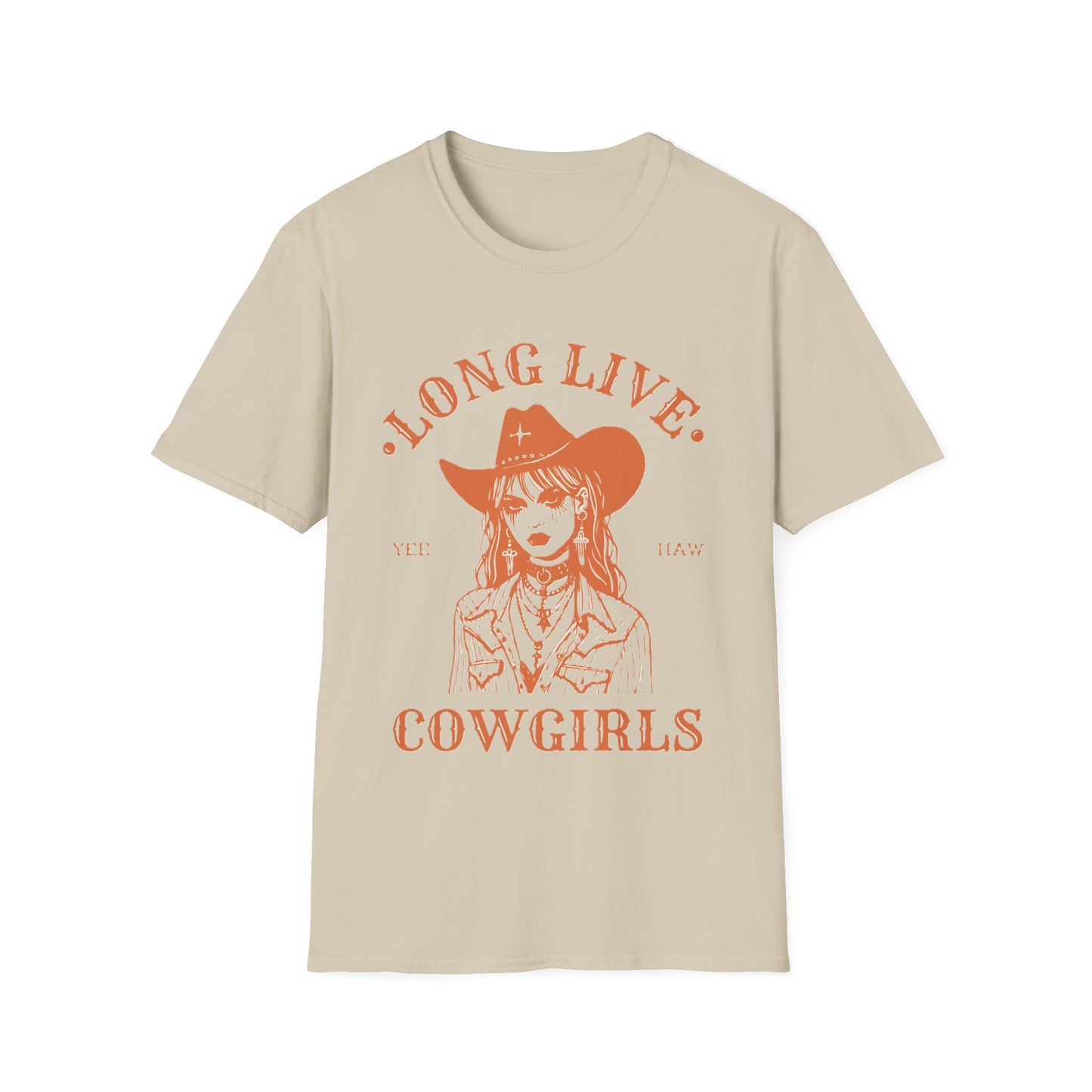 Long Live Cowgirls T-Shirt, Casual Tee, Gift for Cowgirl Lovers, Western Style Tee, Vintage Graphic T-Shirt, Everyday Wear
