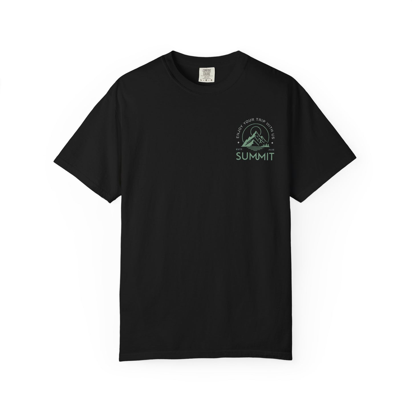 Summit Adventure Man's Garment-Dyed T-shirt | Nature Lover Tee | Hiking Shirt | Outdoor Apparel | Perfect Gift for Explorers