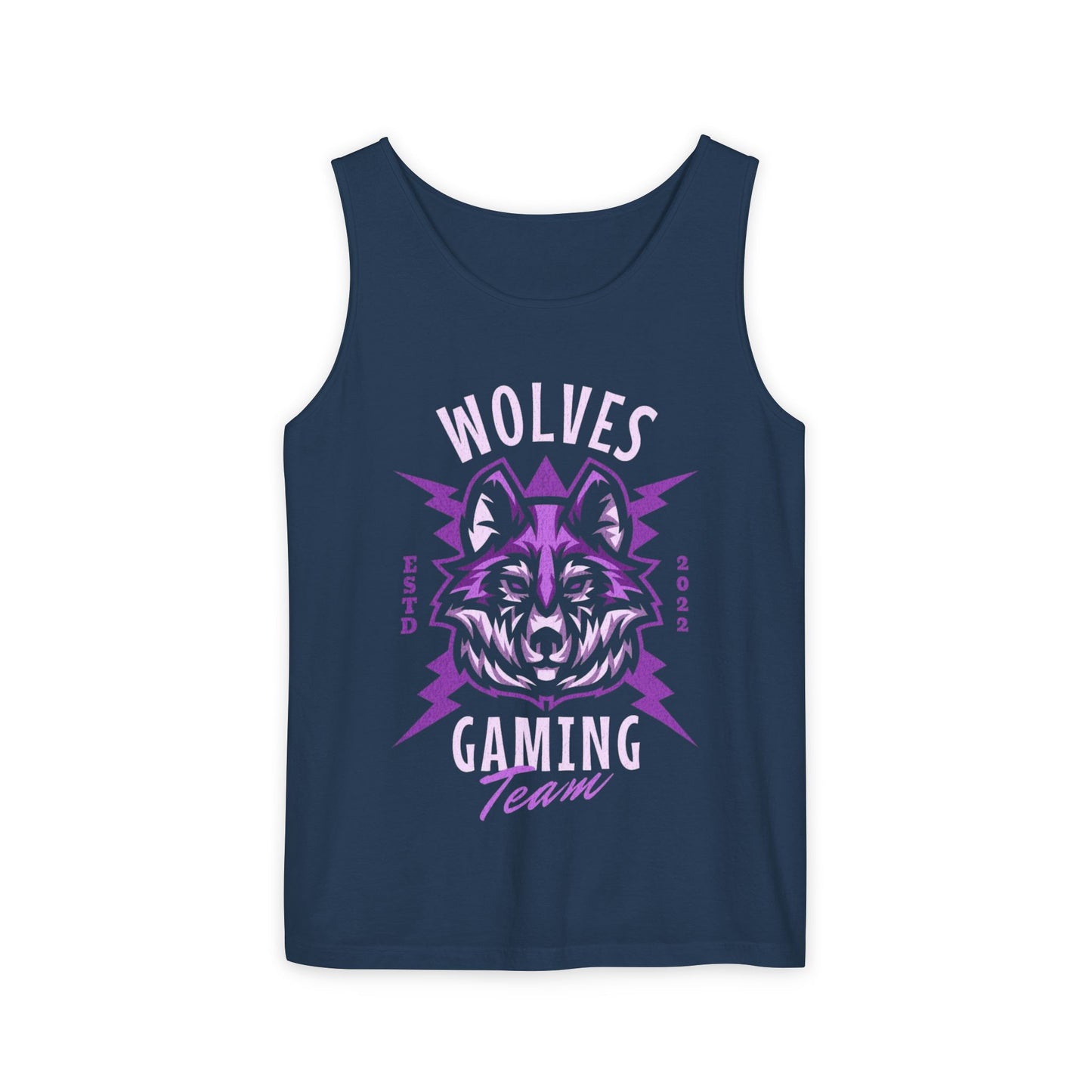 Wolf Gaming Tank Top, Unisex Casual Shirt, Summer Wear, Gift for Gamers, Festival Apparel, Workout Gear