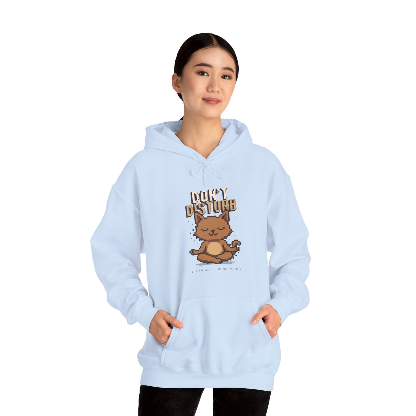 Cozy Cat Hoodie, Unisex Sweatshirt, Funny Cat Lover Gift, Relaxed Casualwear, Perfect for Animal Lovers, Birthday Gift, Staycation Apparel