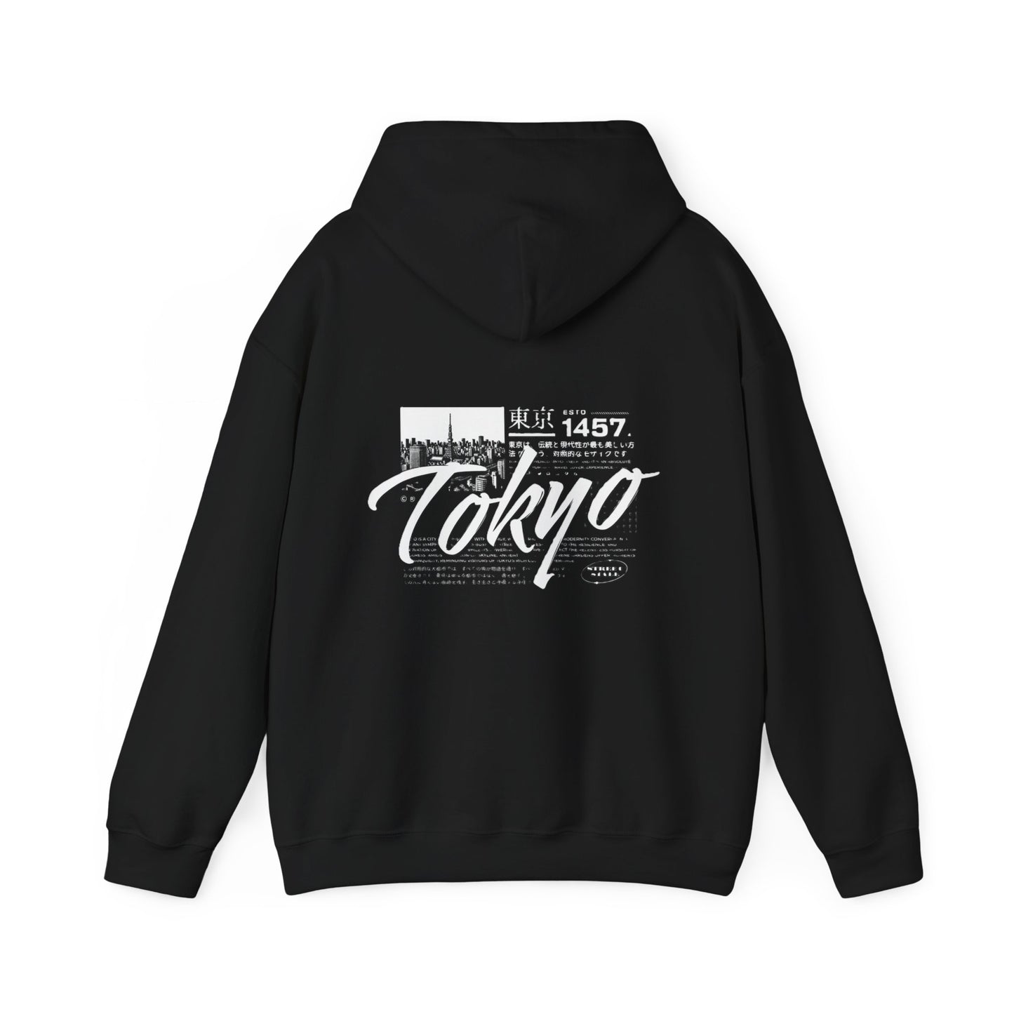 Tokyo-Inspired men's Hoodie, Cozy Streetwear Sweatshirt, Gift for Travelers, Vintage Style Pullover, Perfect for Fall, Casual Wear