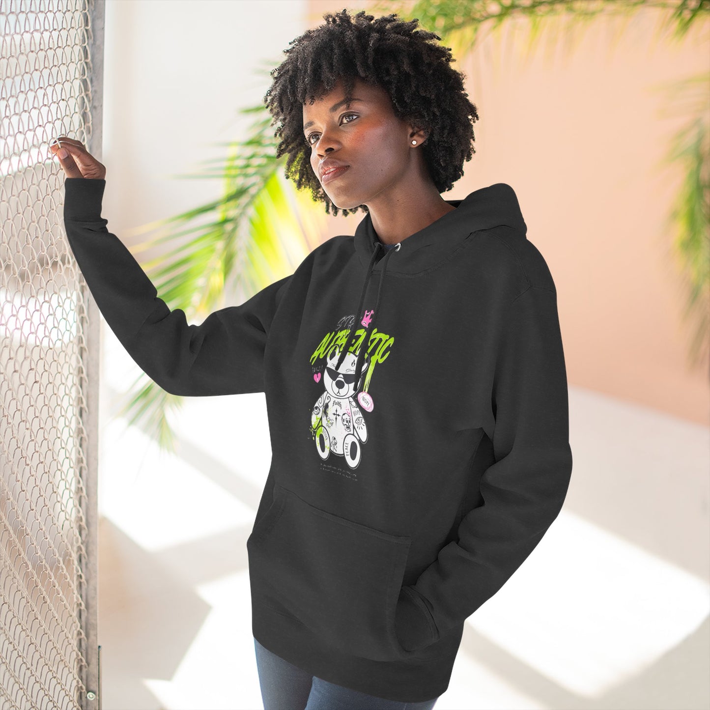 Fun Graphic Hoodie for Creative Souls, Cute Hooded Sweatshirt, Unique Fleece Hoodie, Gift for Friends & Family, Cozy Casual Wear
